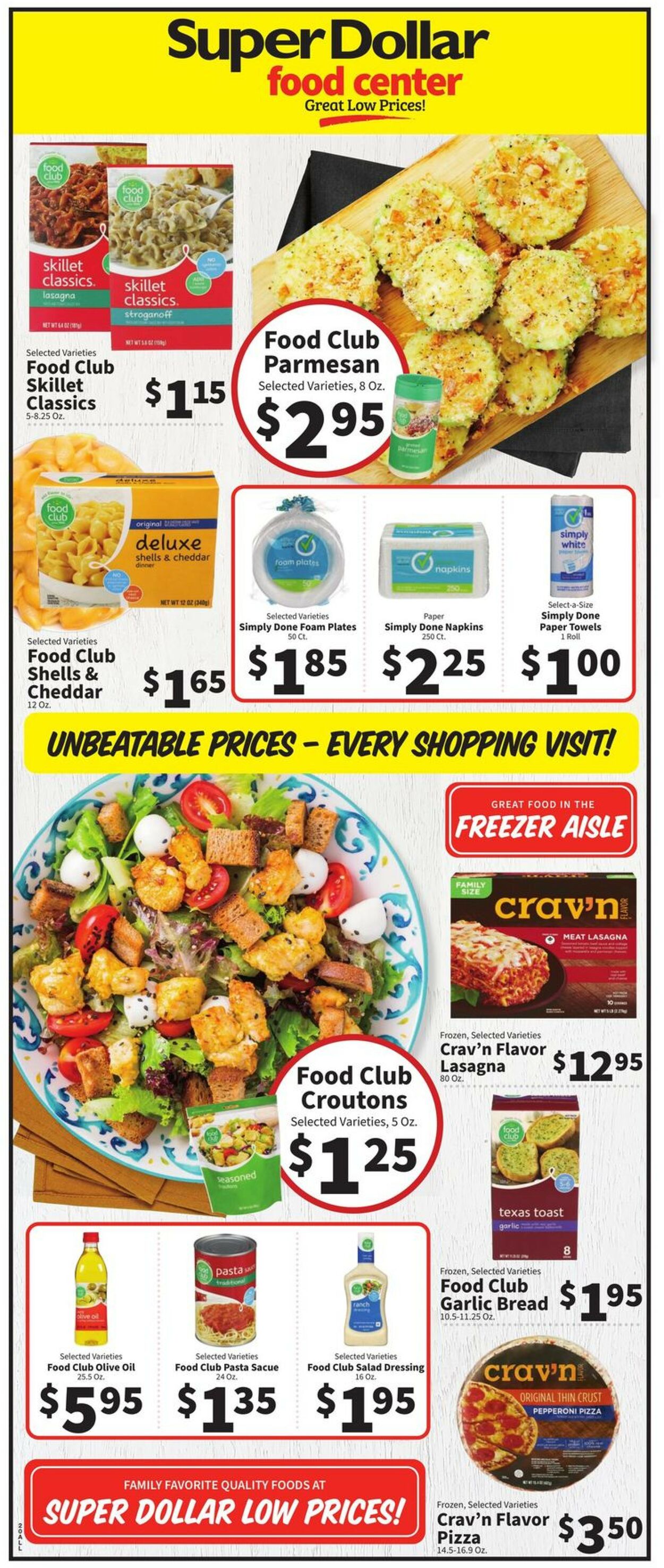 Catalogue Super Dollar Food Center from 01/11/2023