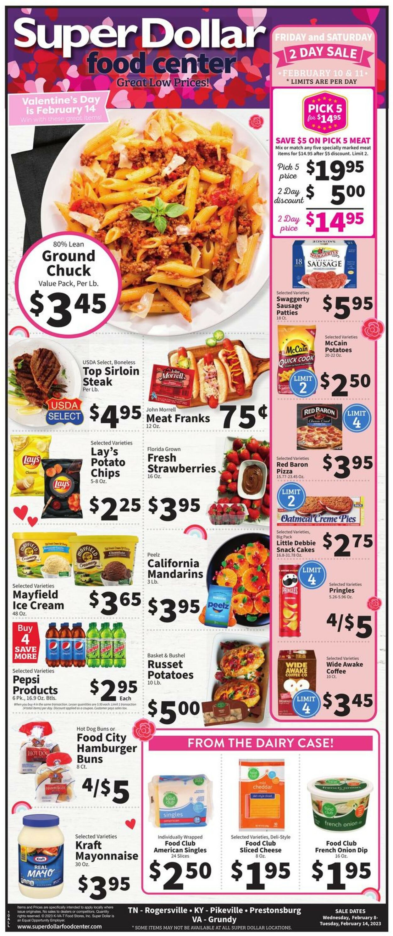 Catalogue Super Dollar Food Center from 02/08/2023