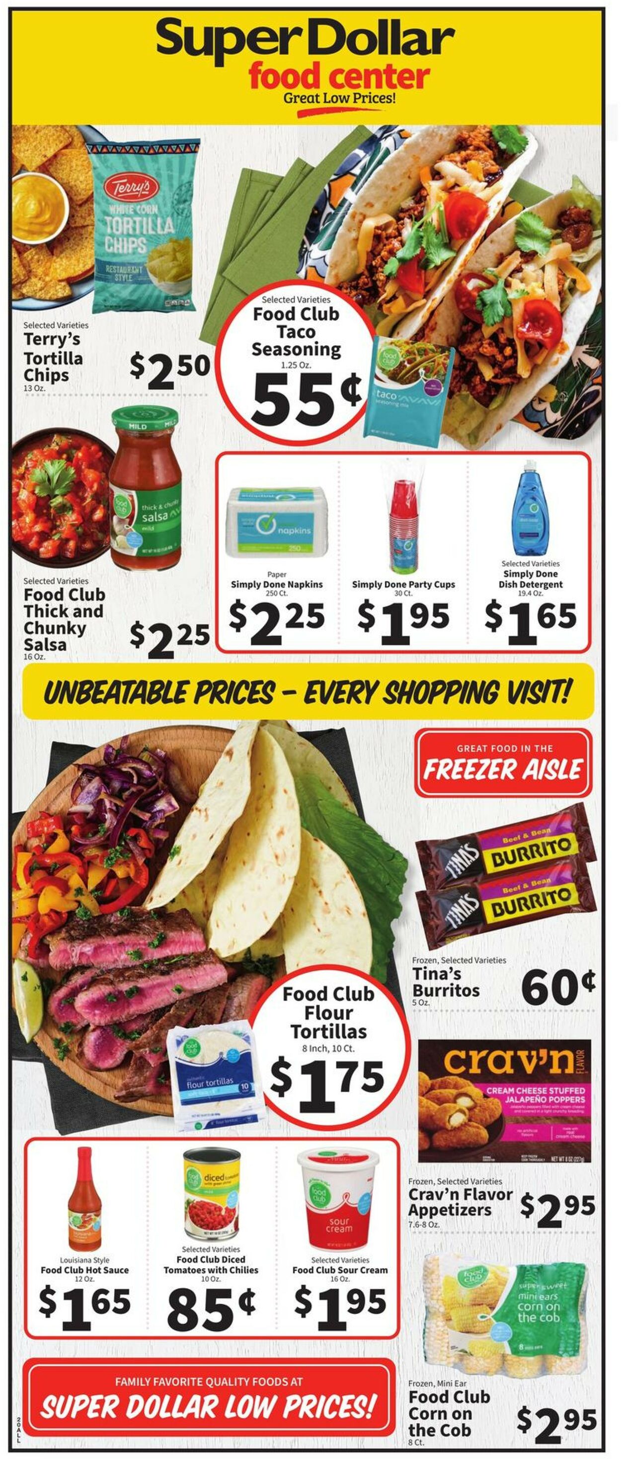 Catalogue Super Dollar Food Center from 02/15/2023