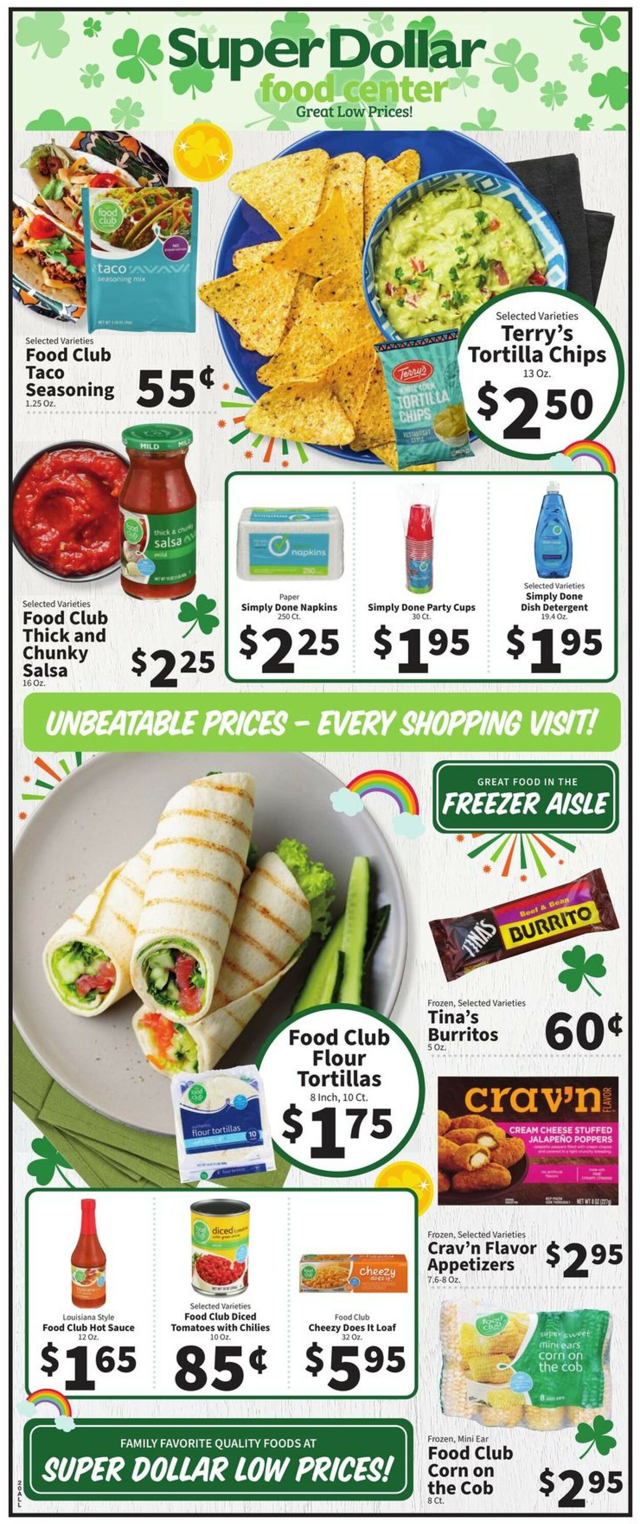 Catalogue Super Dollar Food Center from 03/15/2023