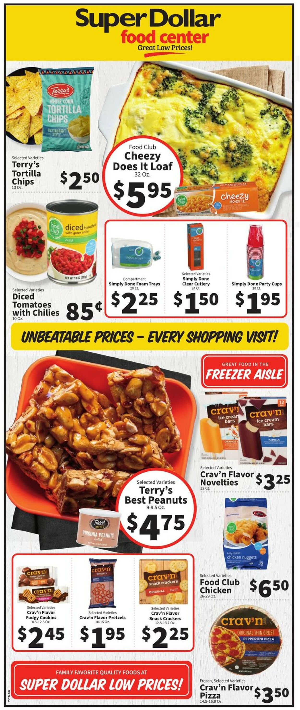 Catalogue Super Dollar Food Center from 03/29/2023