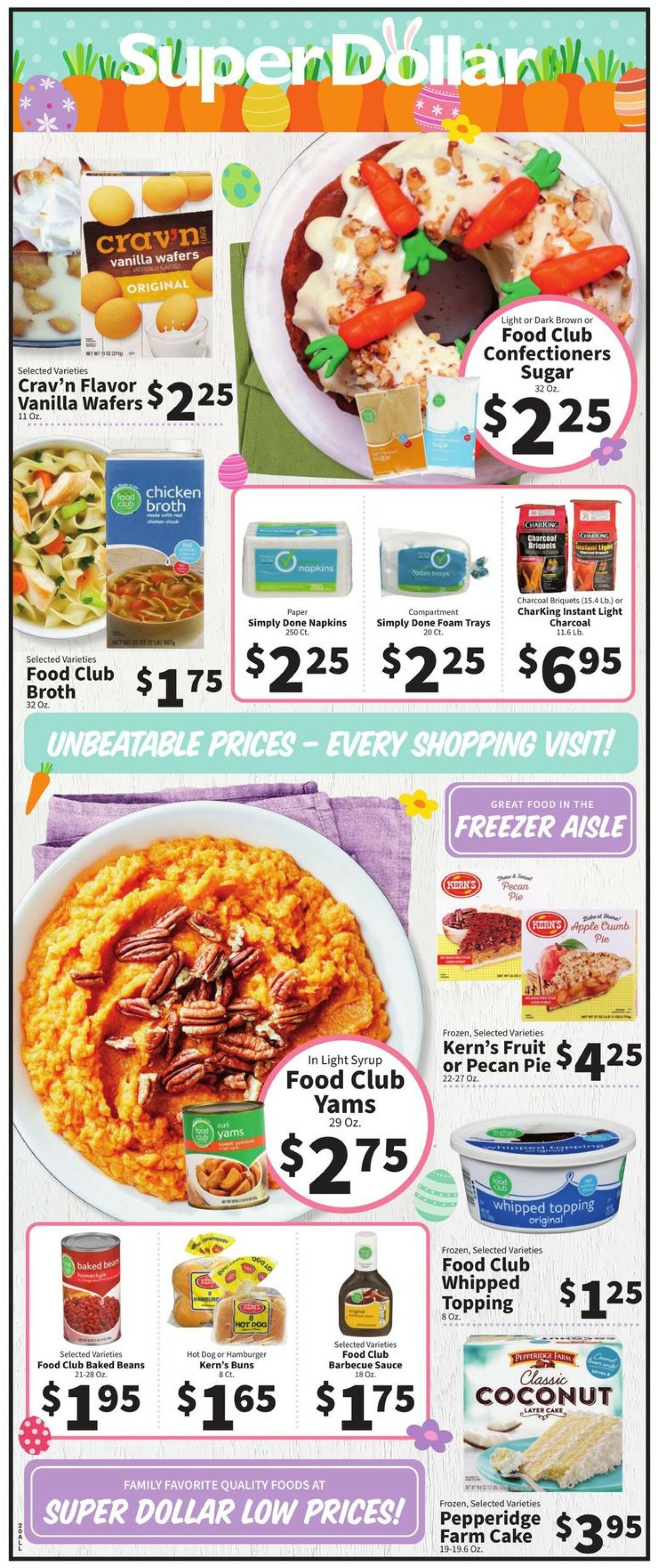 Catalogue Super Dollar Food Center from 04/05/2023