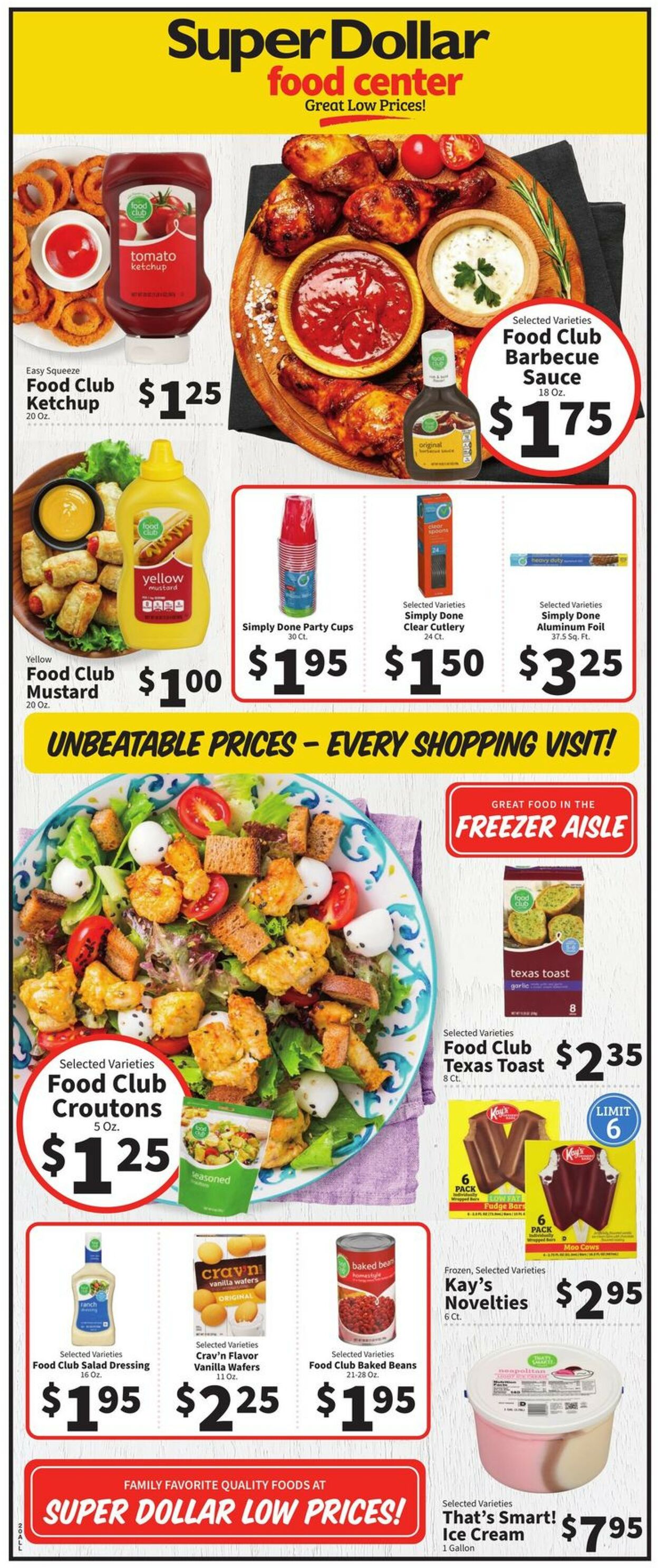 Catalogue Super Dollar Food Center from 04/12/2023