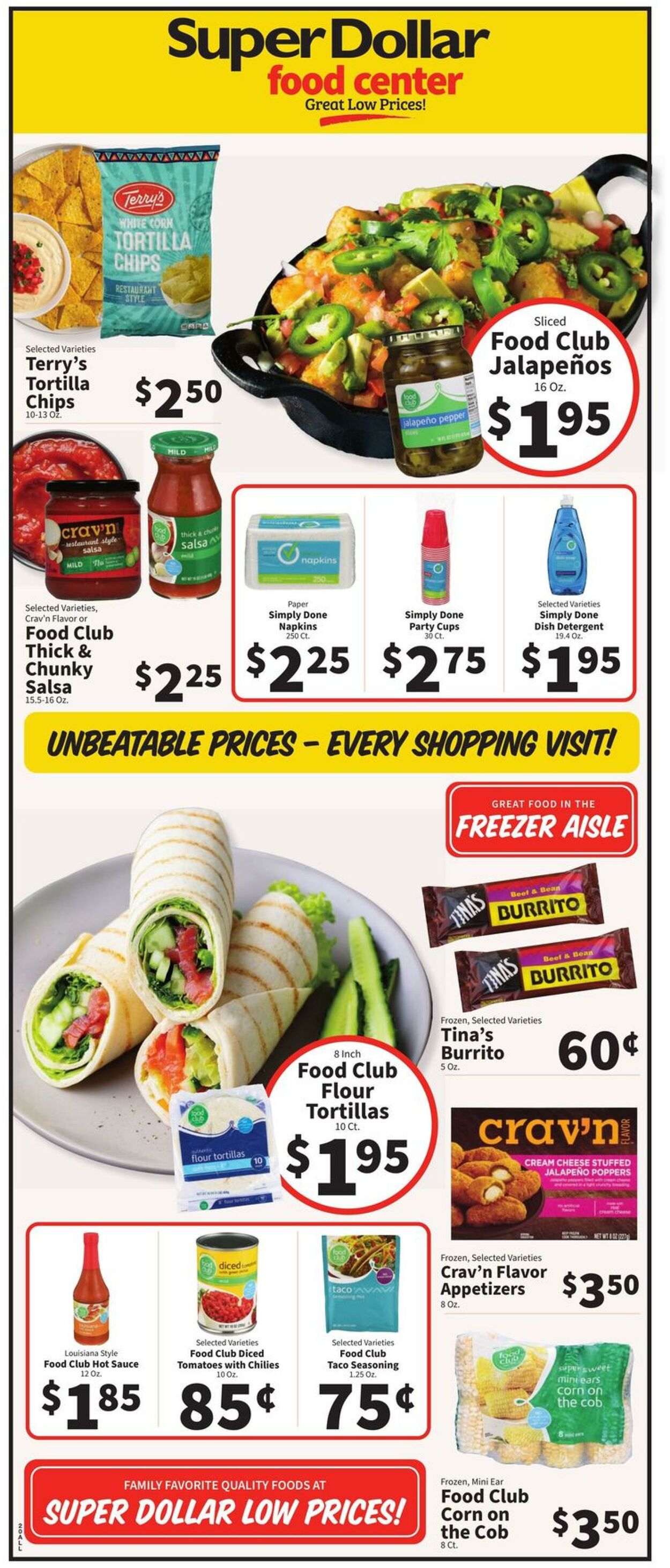 Catalogue Super Dollar Food Center from 10/04/2023