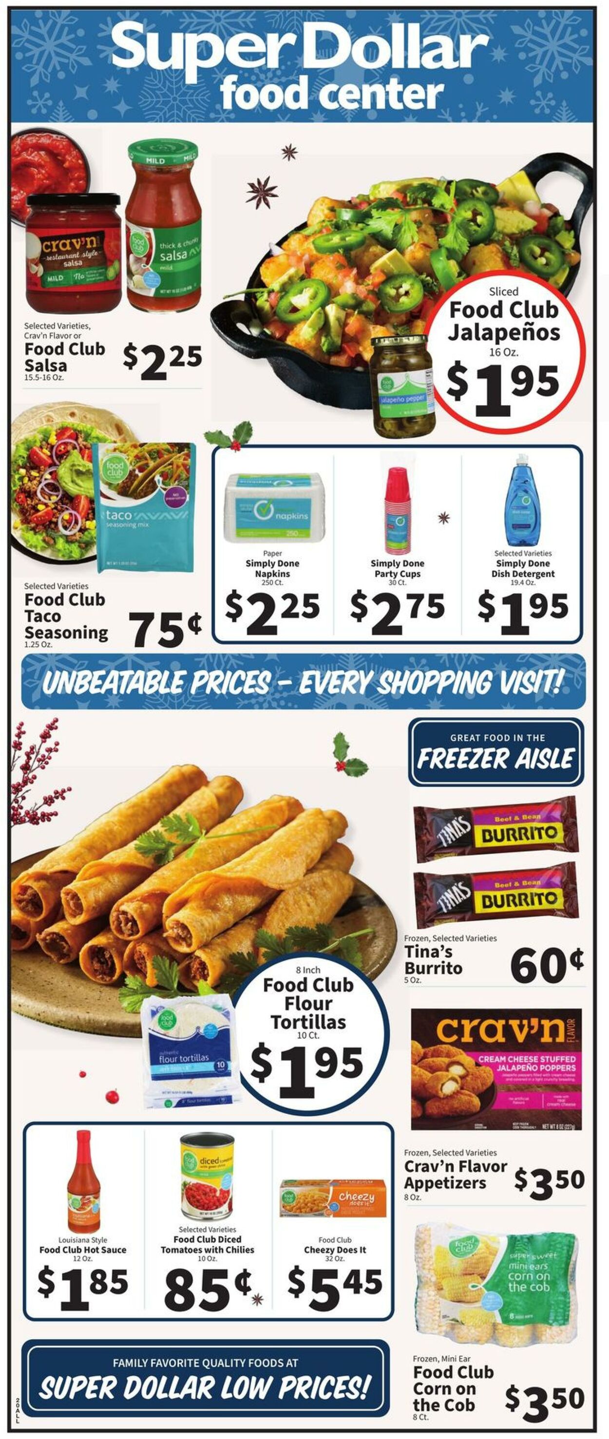 Catalogue Super Dollar Food Center from 11/29/2023