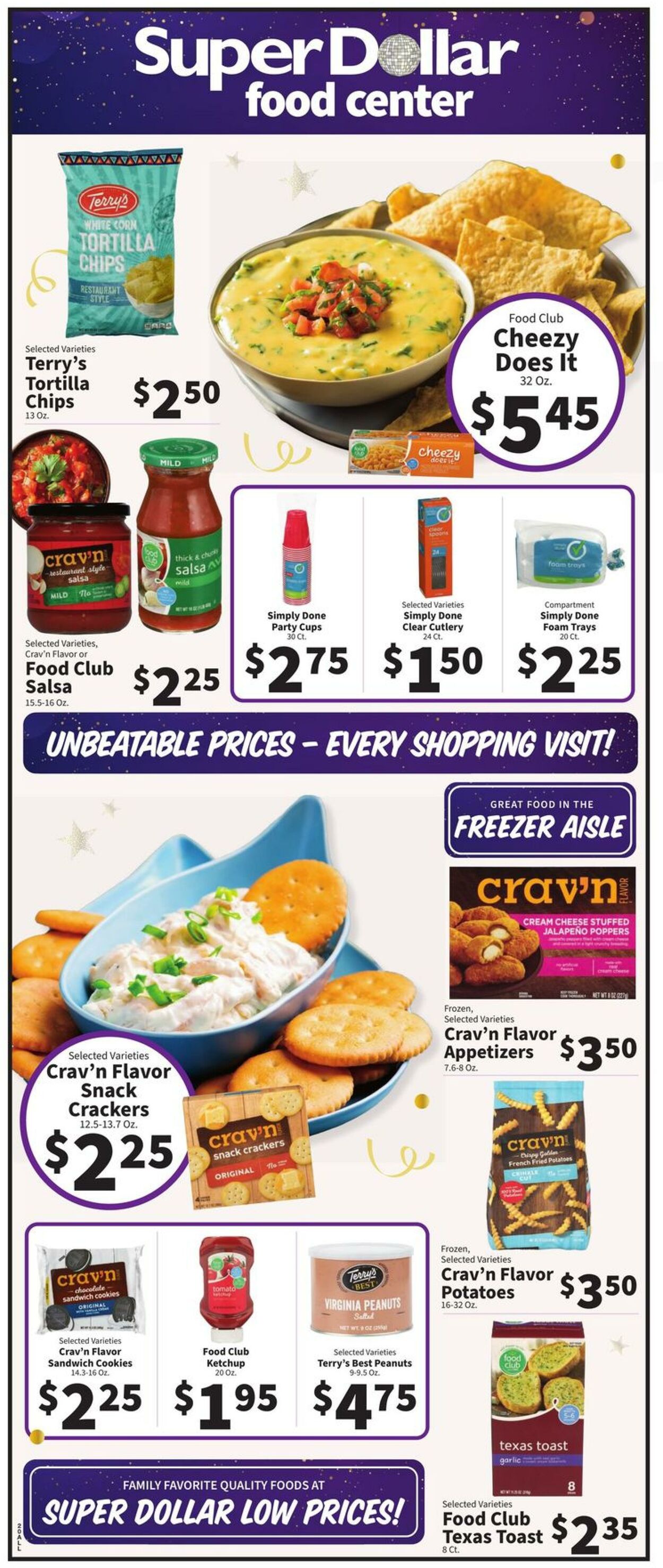 Catalogue Super Dollar Food Center from 12/27/2023