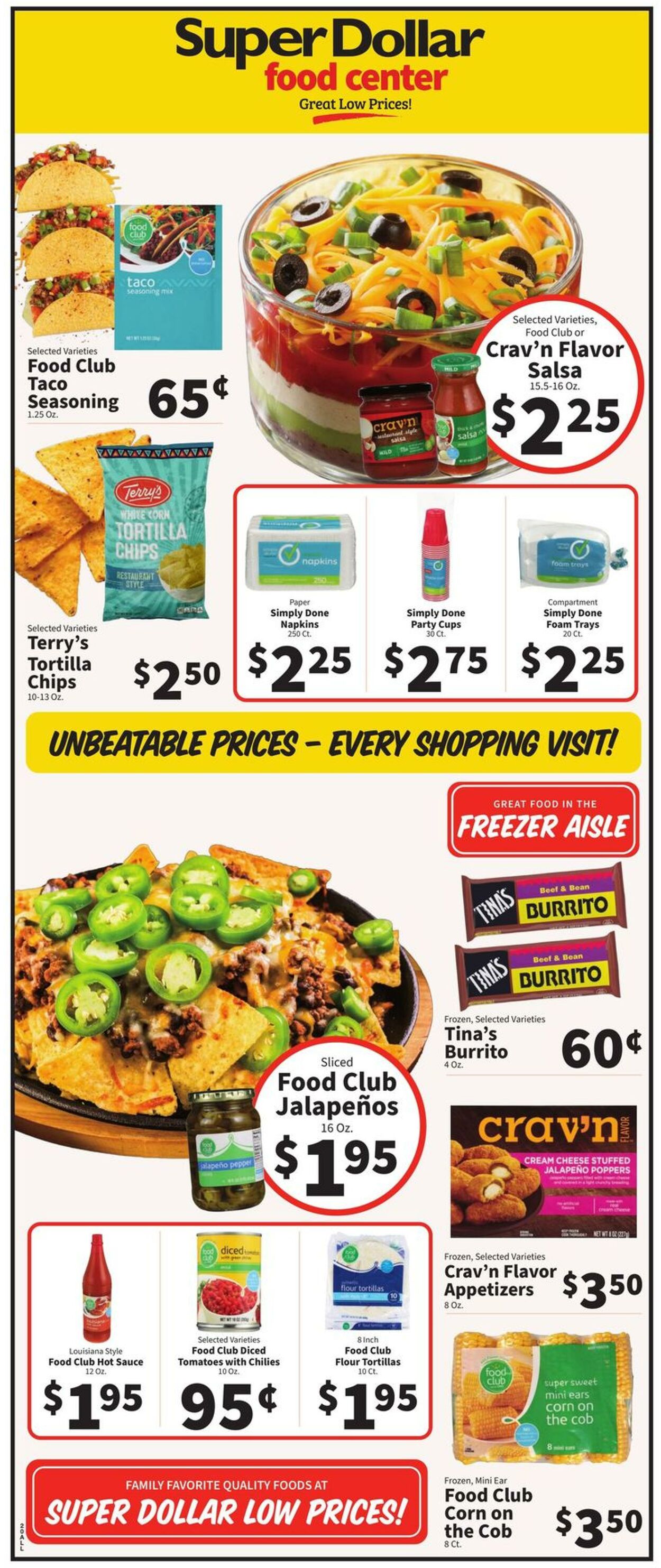 Catalogue Super Dollar Food Center from 05/29/2024