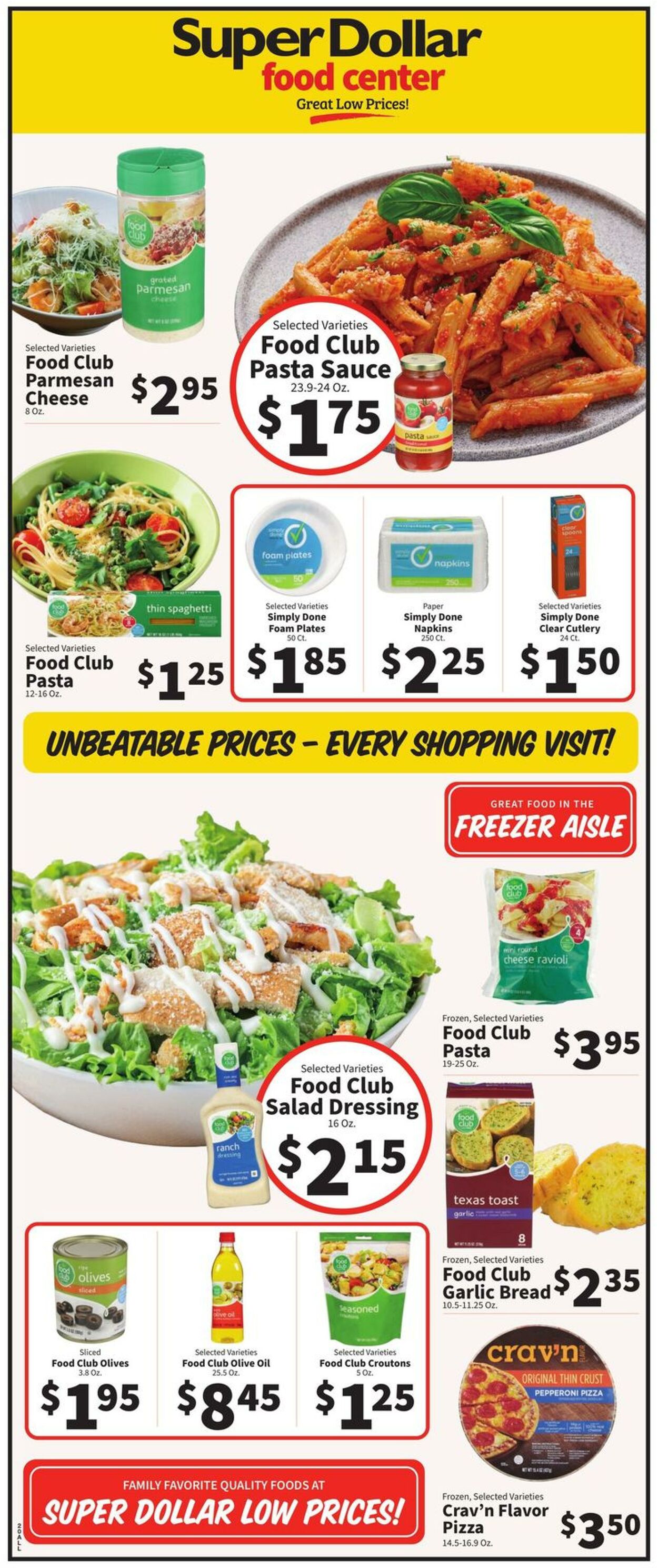 Catalogue Super Dollar Food Center from 06/05/2024