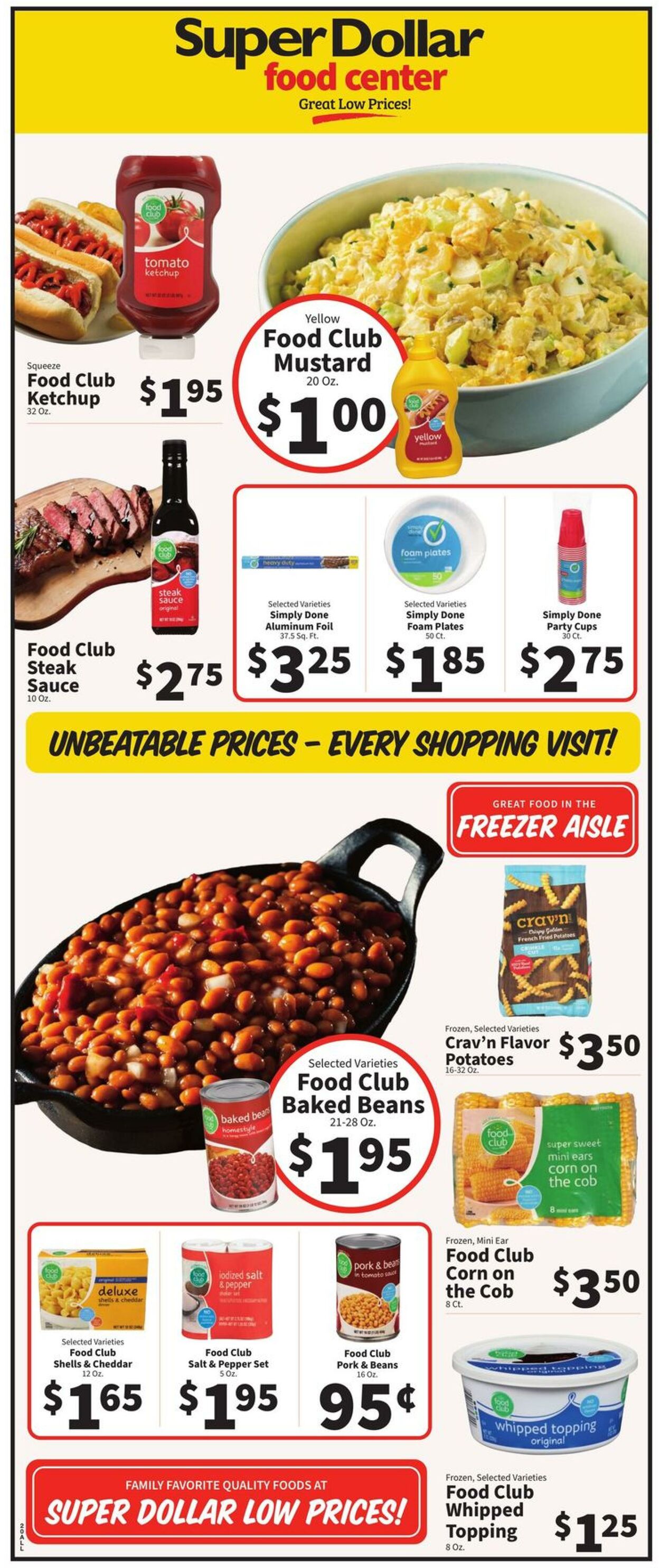 Catalogue Super Dollar Food Center from 06/12/2024