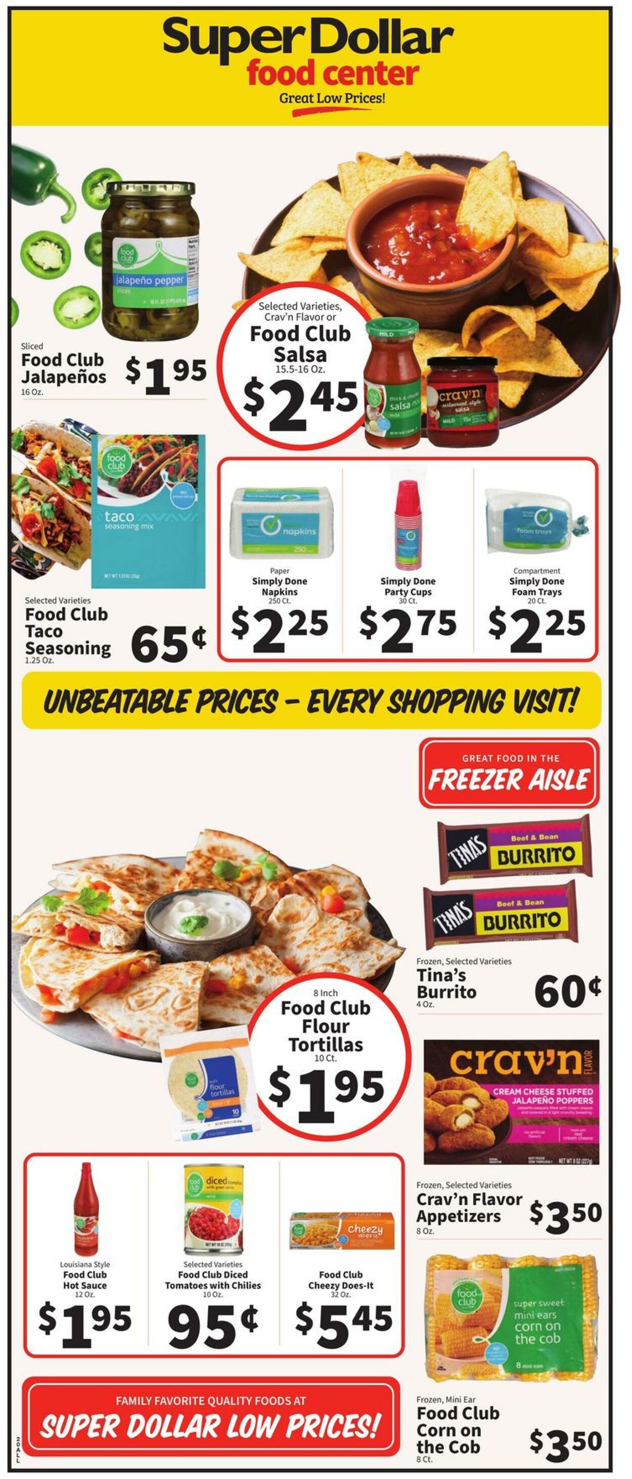 Catalogue Super Dollar Food Center from 07/17/2024