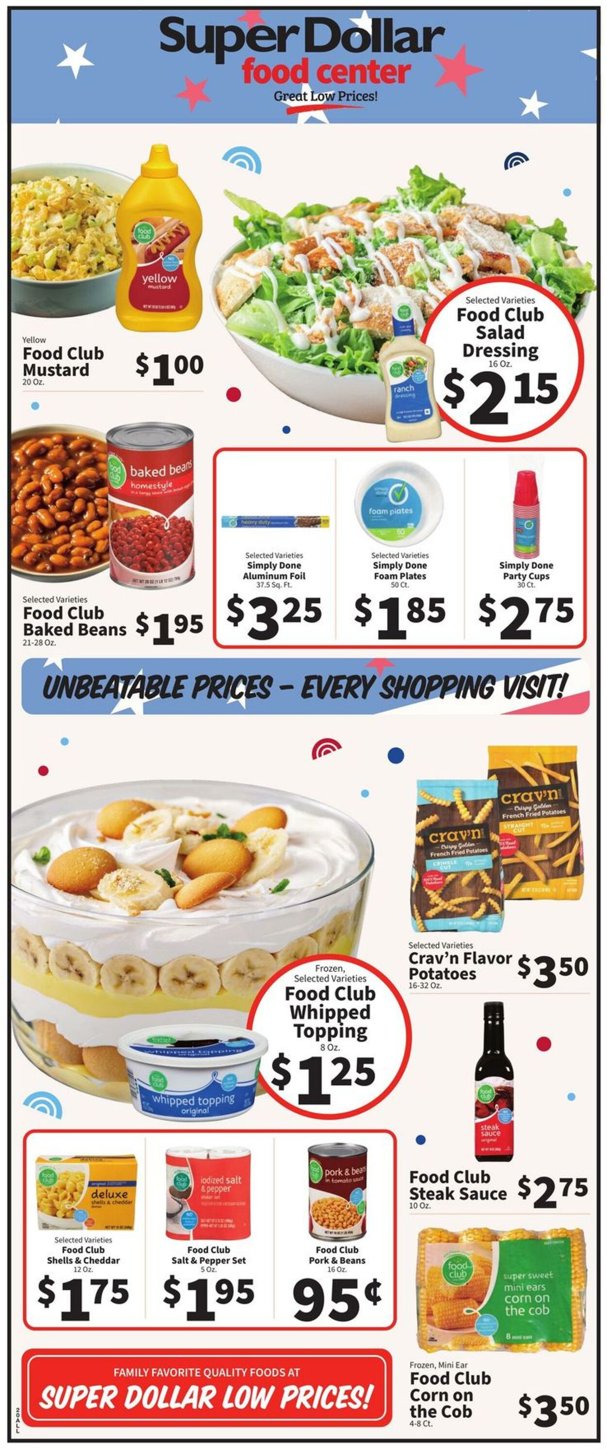 Catalogue Super Dollar Food Center from 08/28/2024