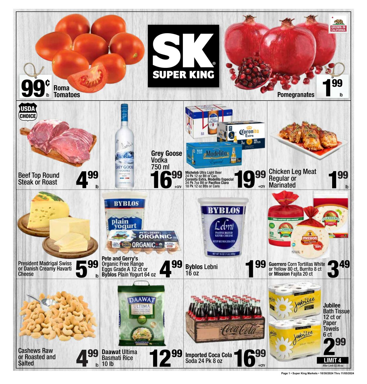 Catalogue Super King Market from 10/30/2024