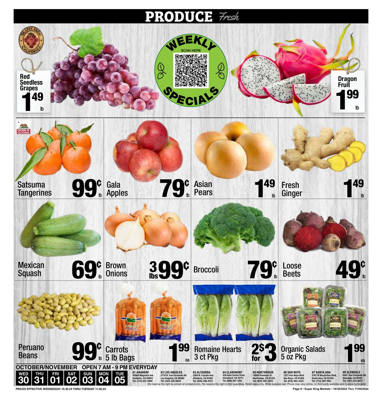 Catalogue Super King Market from 10/30/2024