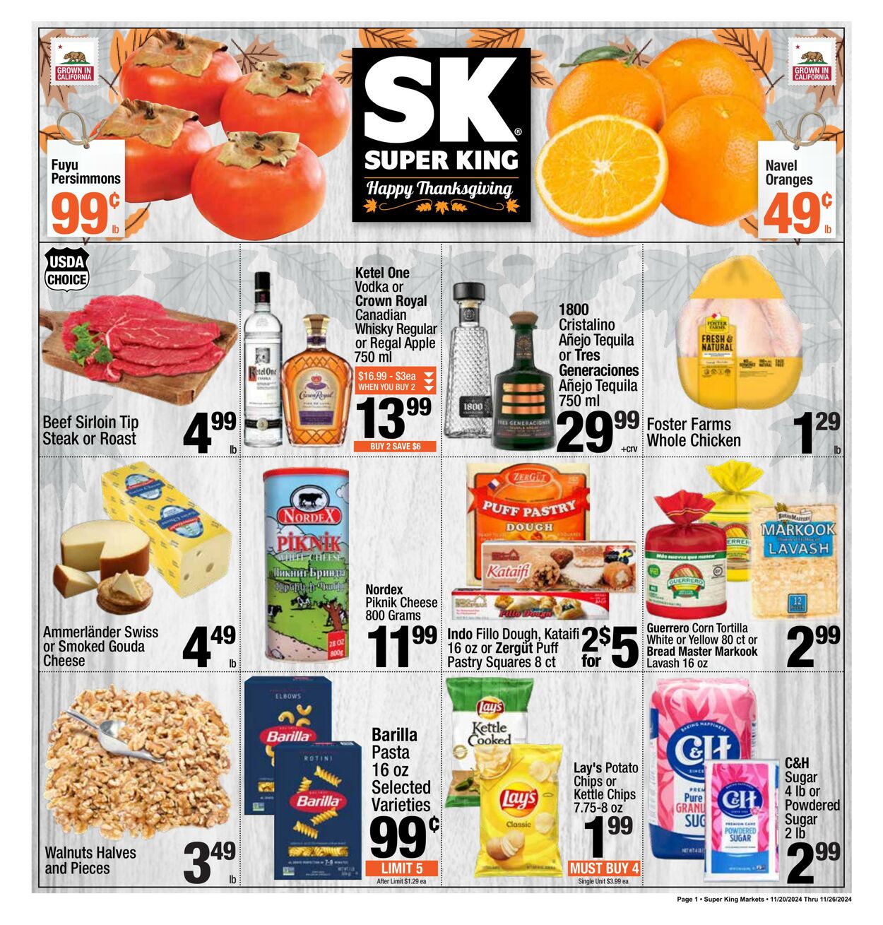 Catalogue Super King Market from 11/20/2024