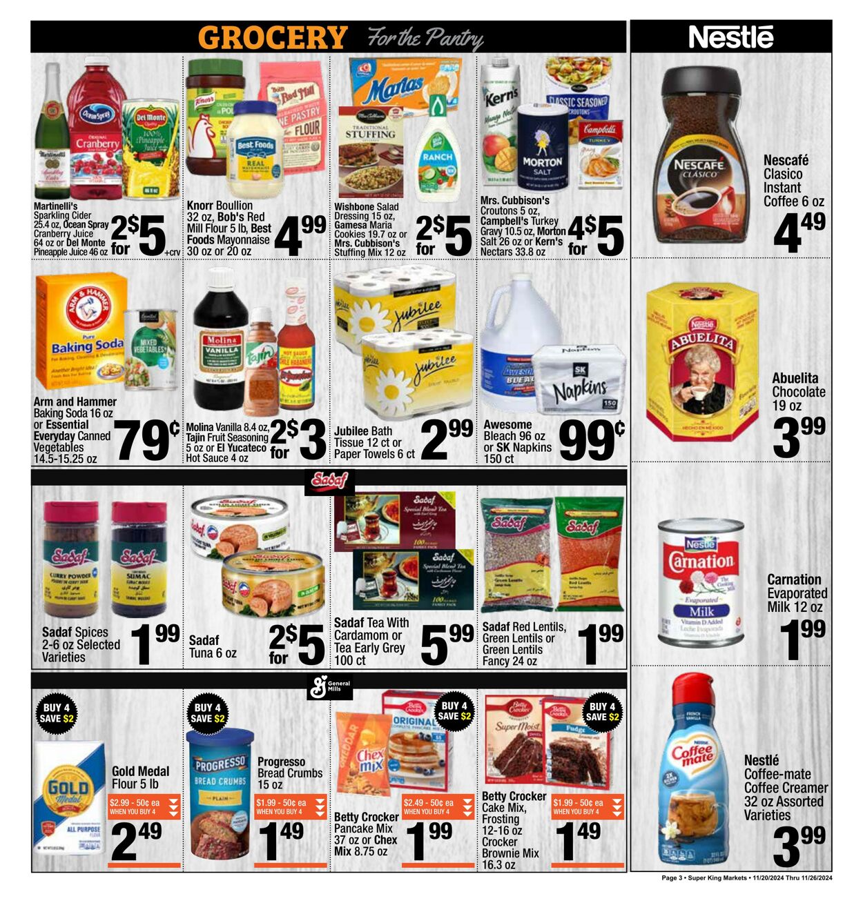 Catalogue Super King Market from 11/20/2024