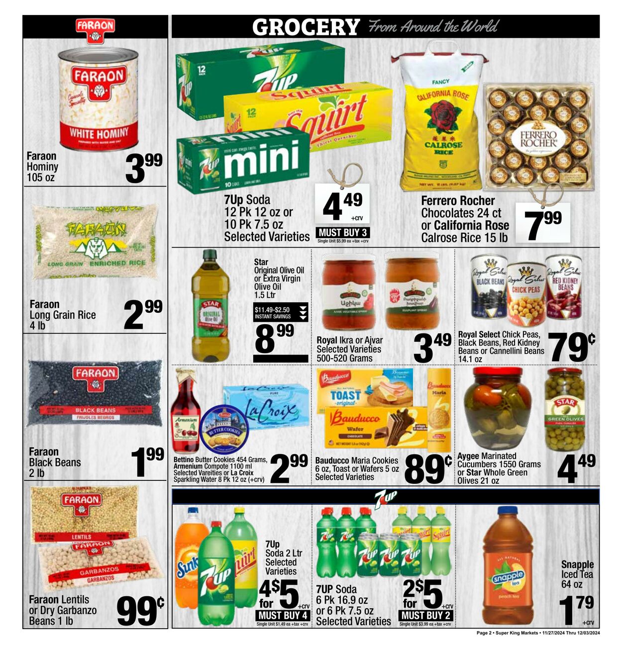 Catalogue Super King Market from 11/29/2024