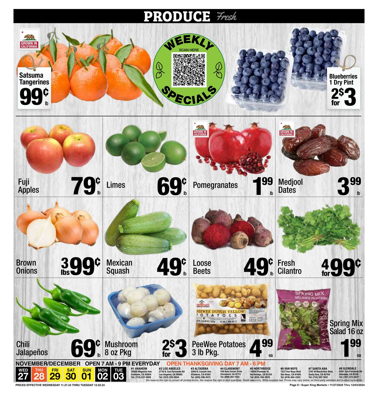 Catalogue Super King Market from 11/29/2024