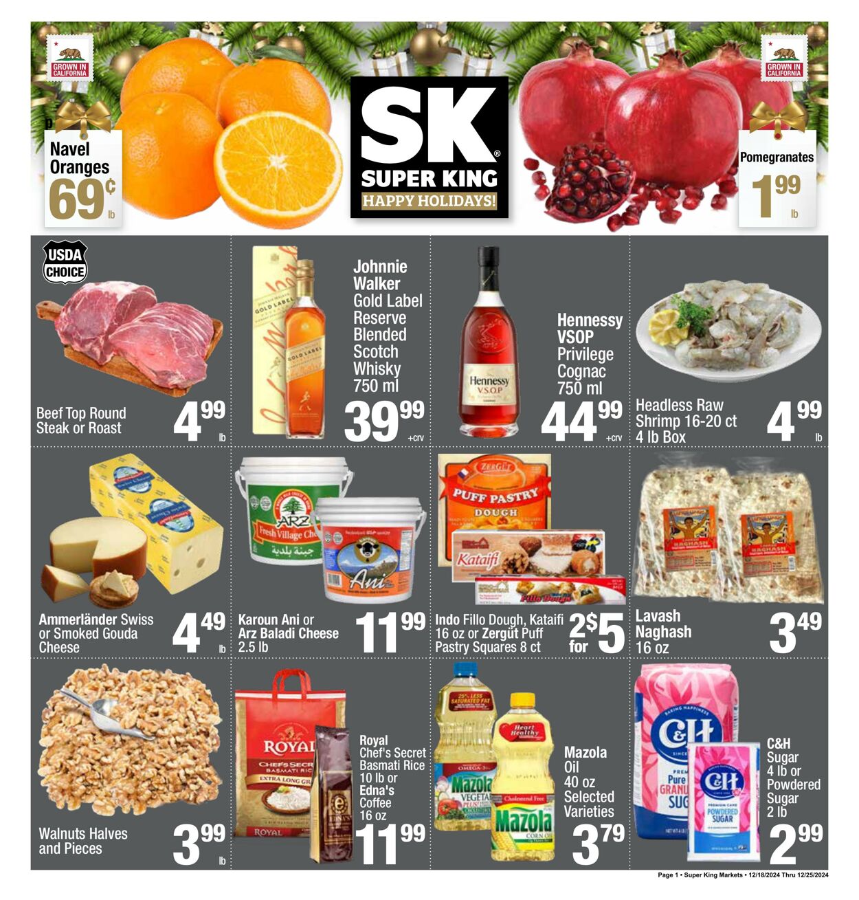 Catalogue Super King Market from 12/18/2024