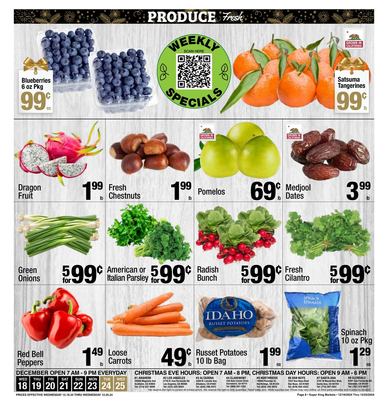 Catalogue Super King Market from 12/18/2024