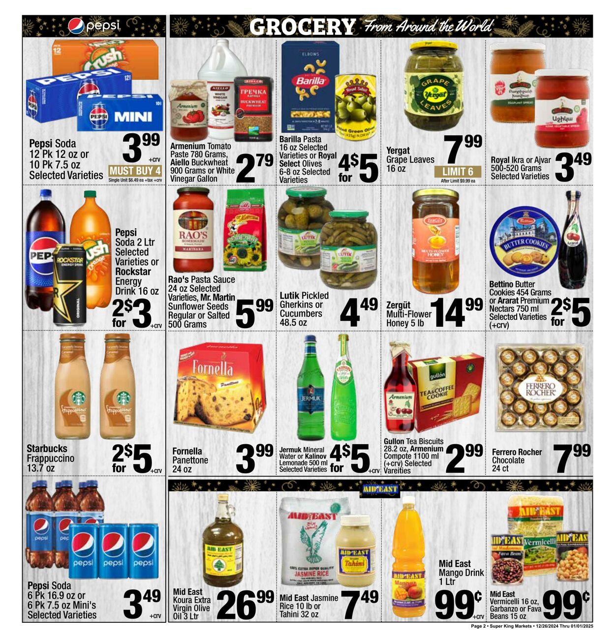 Catalogue Super King Market from 12/26/2024