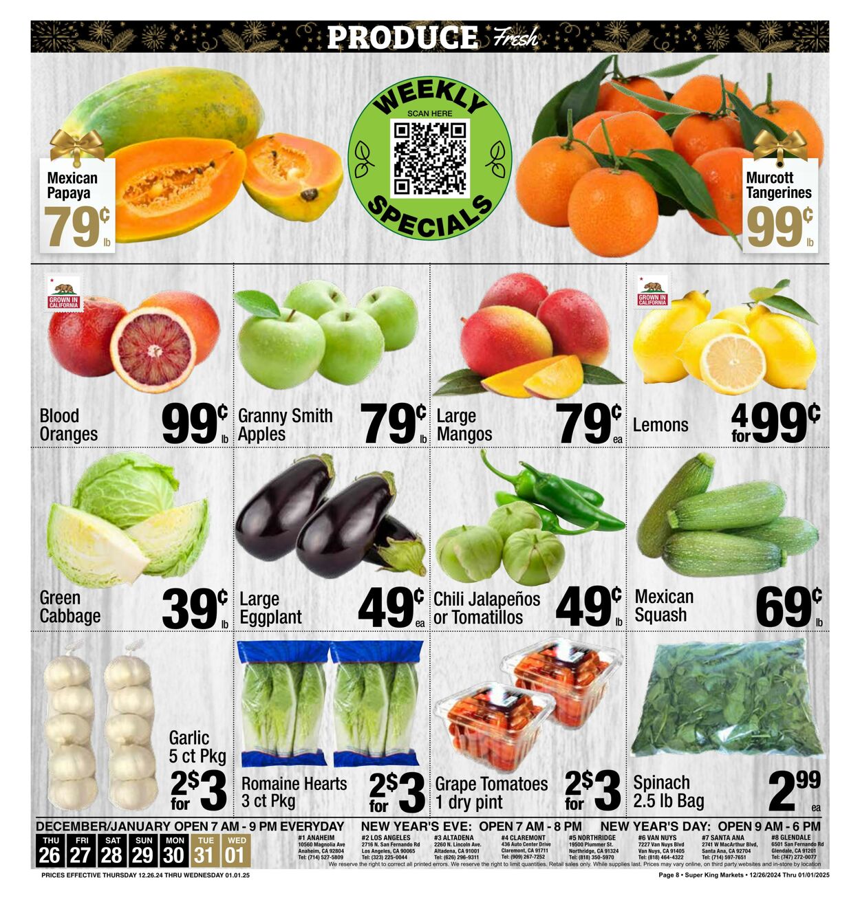 Catalogue Super King Market from 12/26/2024