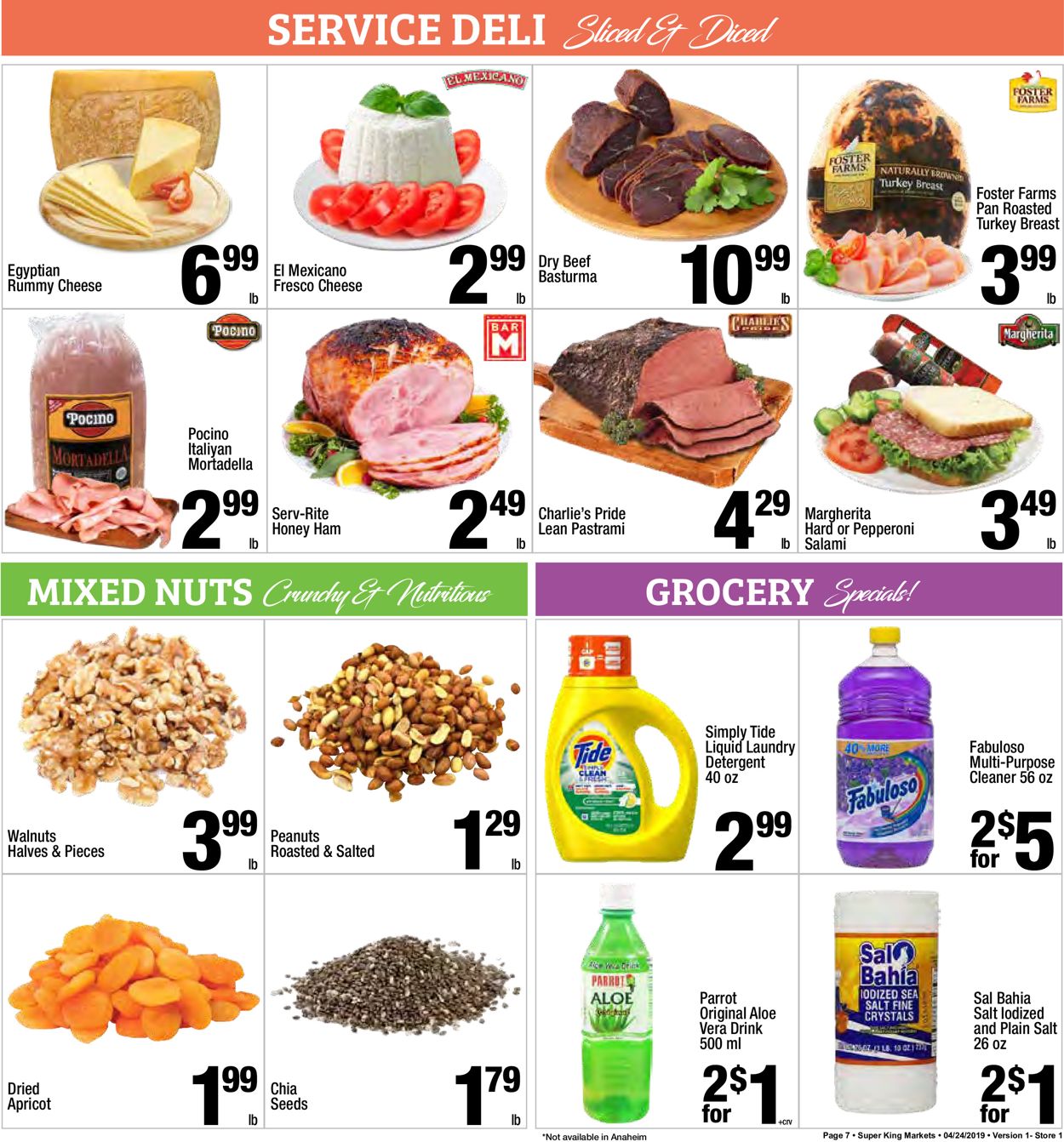 Catalogue Super King Market from 04/24/2019