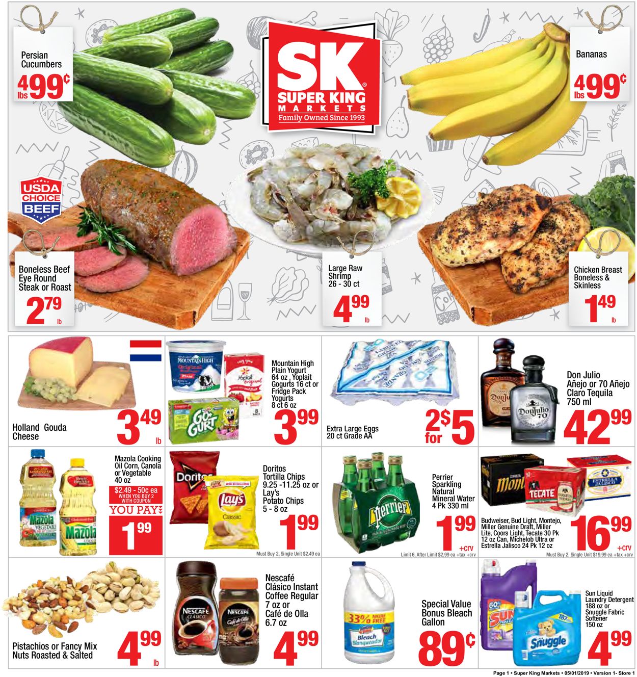 Catalogue Super King Market from 05/01/2019