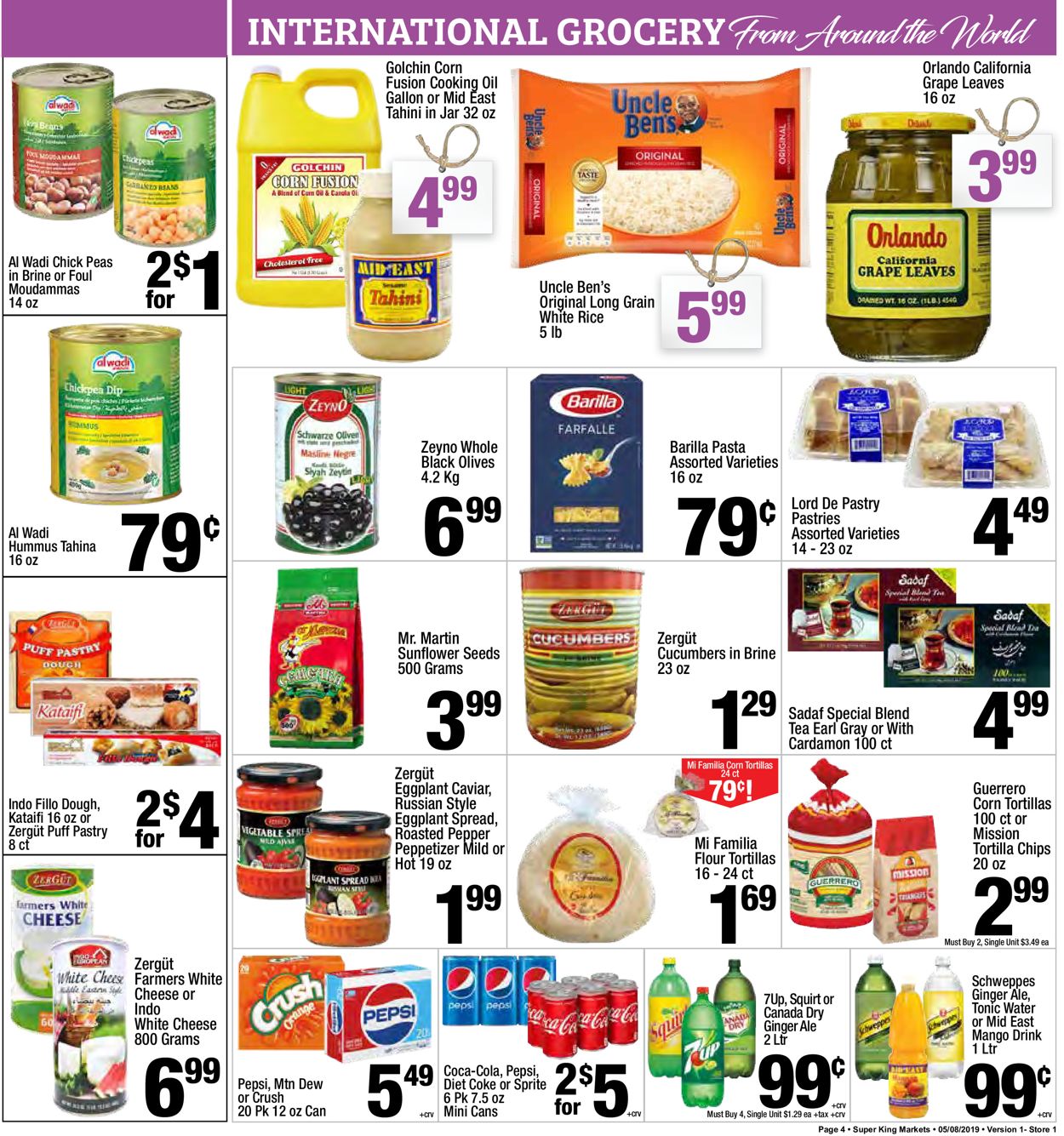Catalogue Super King Market from 05/08/2019