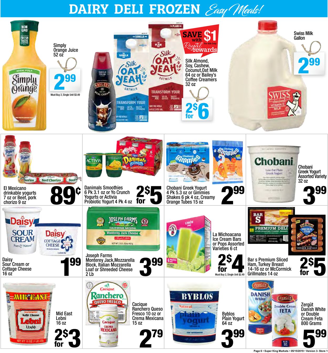 Catalogue Super King Market from 05/15/2019