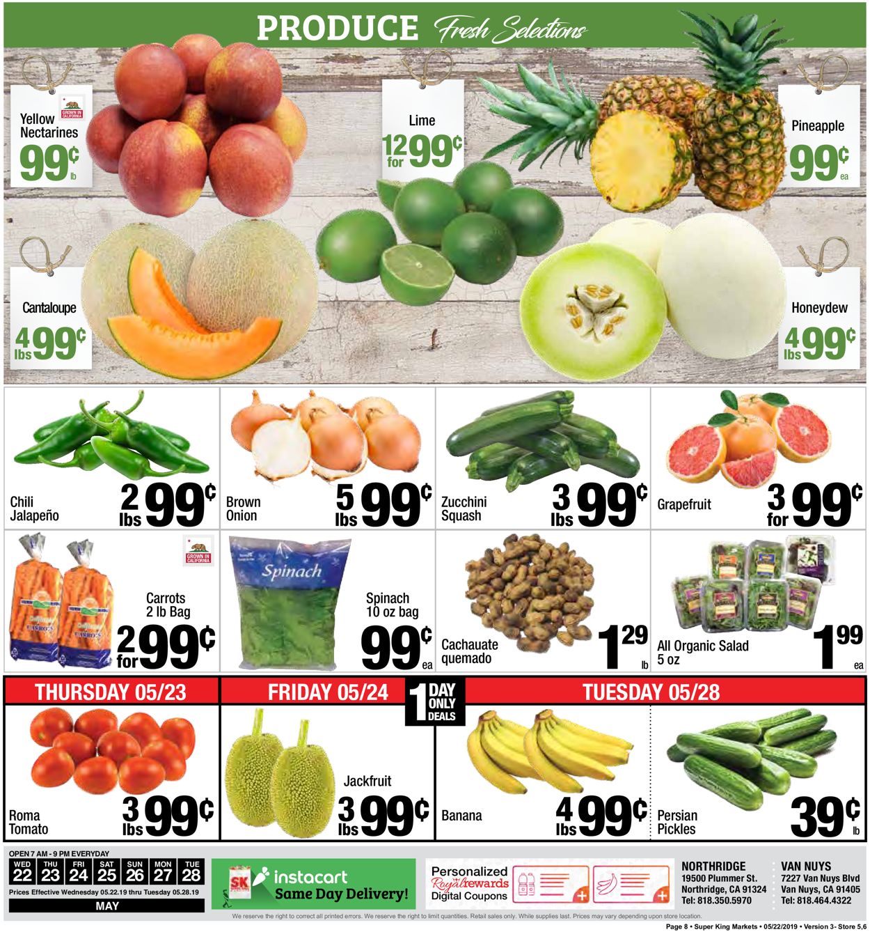 Catalogue Super King Market from 05/22/2019