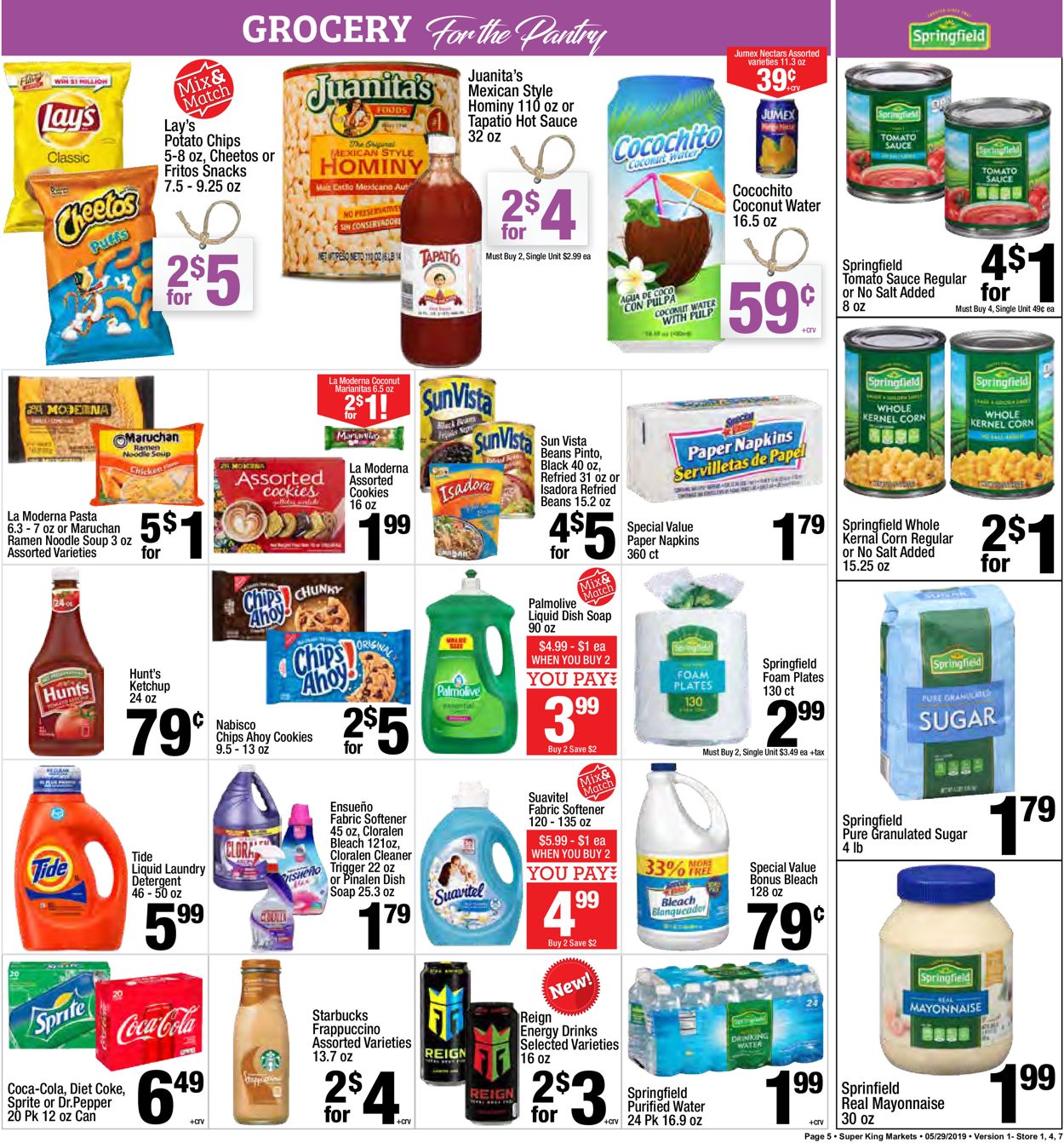 Catalogue Super King Market from 05/29/2019