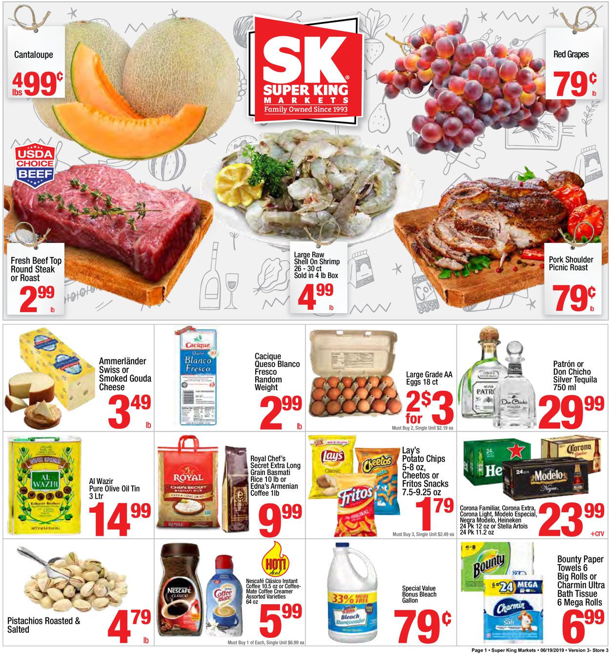 Catalogue Super King Market from 06/19/2019