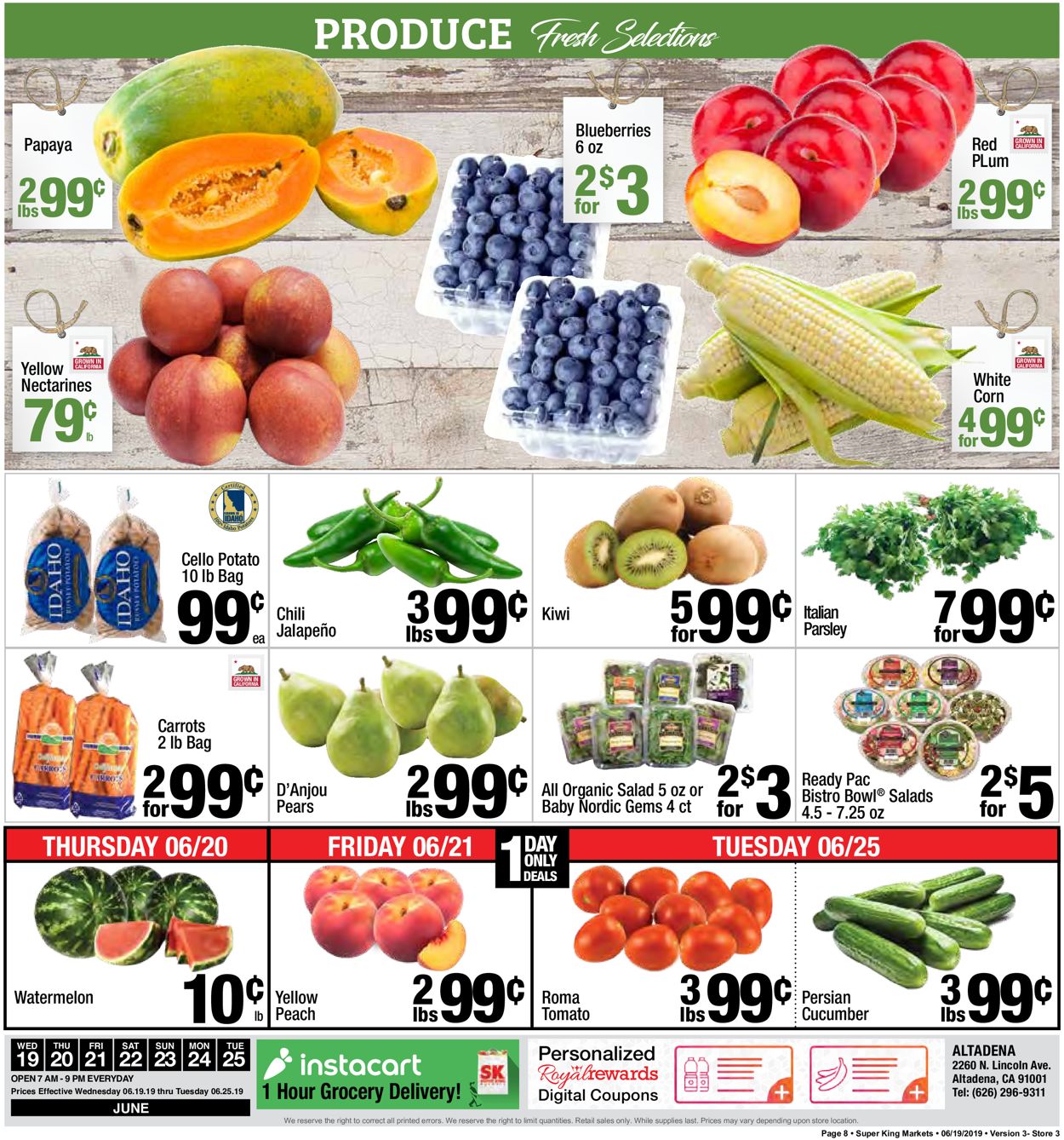 Catalogue Super King Market from 06/19/2019