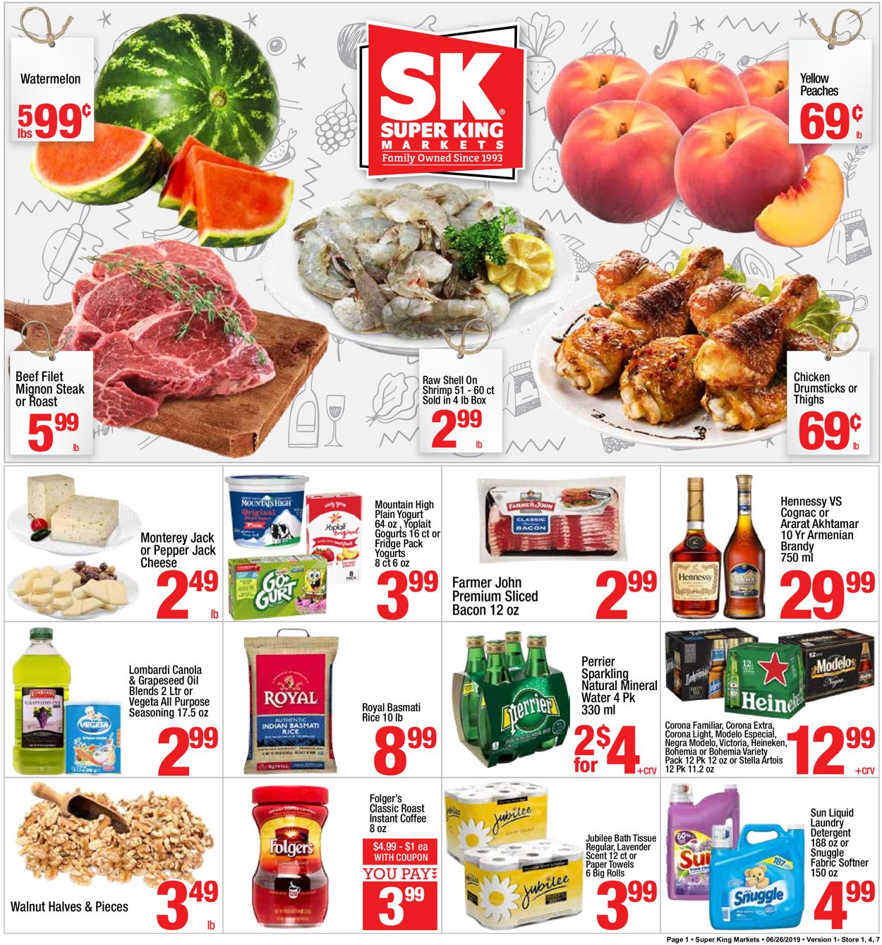 Browsing the weekly flyers of Super King Market has never been easier. 