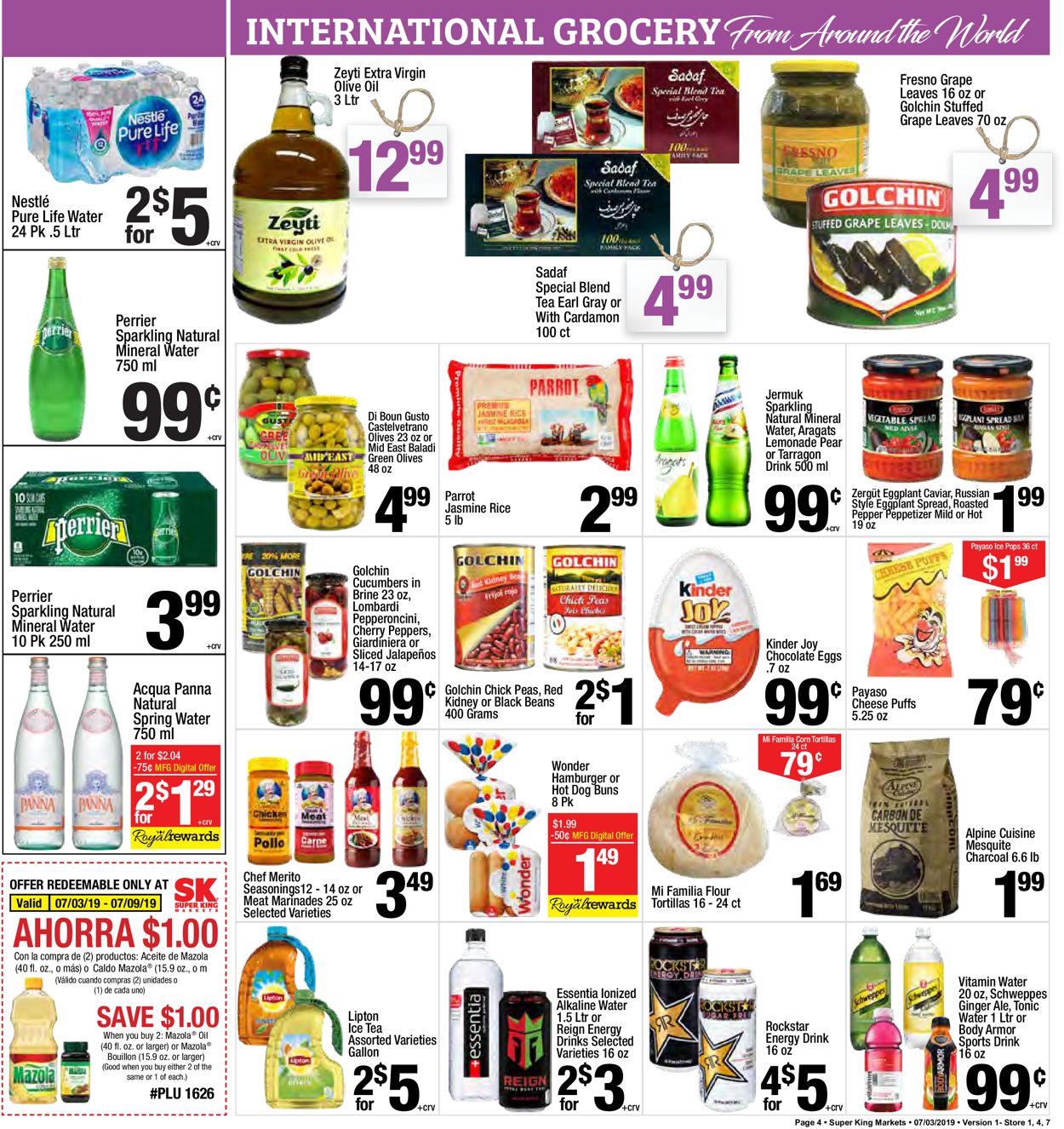 Catalogue Super King Market from 07/03/2019