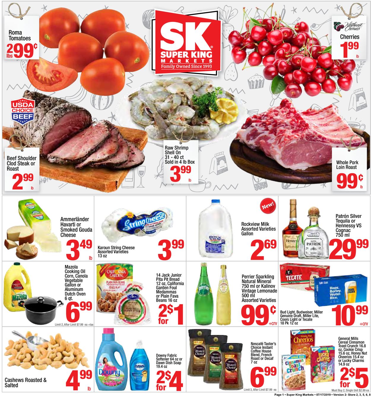 Catalogue Super King Market from 07/17/2019