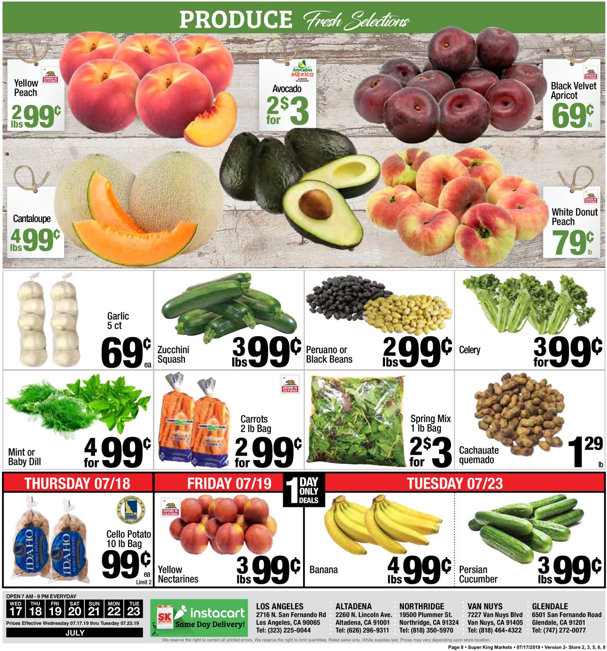 Catalogue Super King Market from 07/17/2019