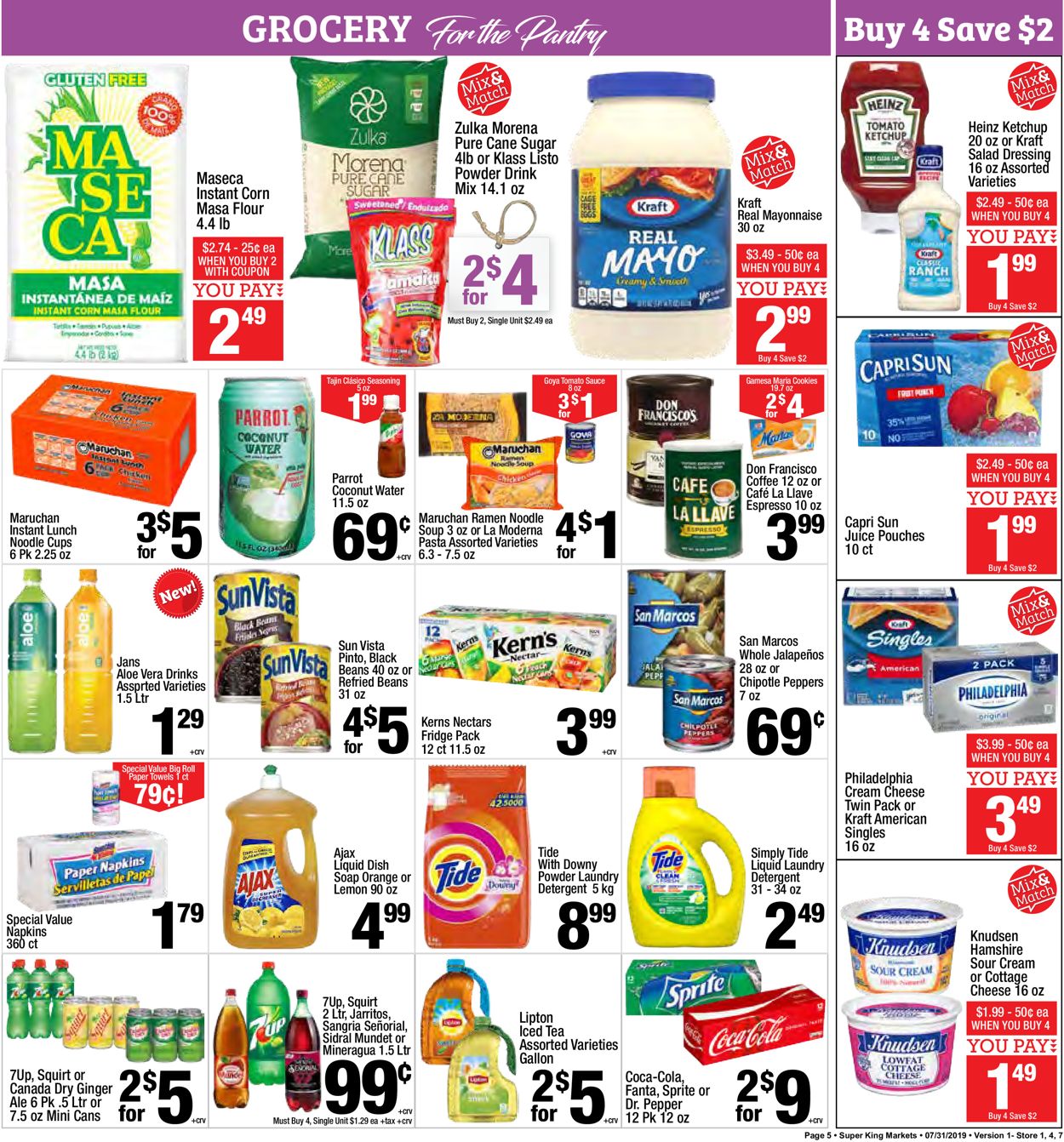 Catalogue Super King Market from 07/31/2019