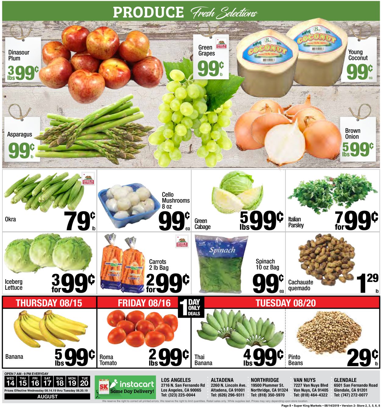 Catalogue Super King Market from 08/14/2019