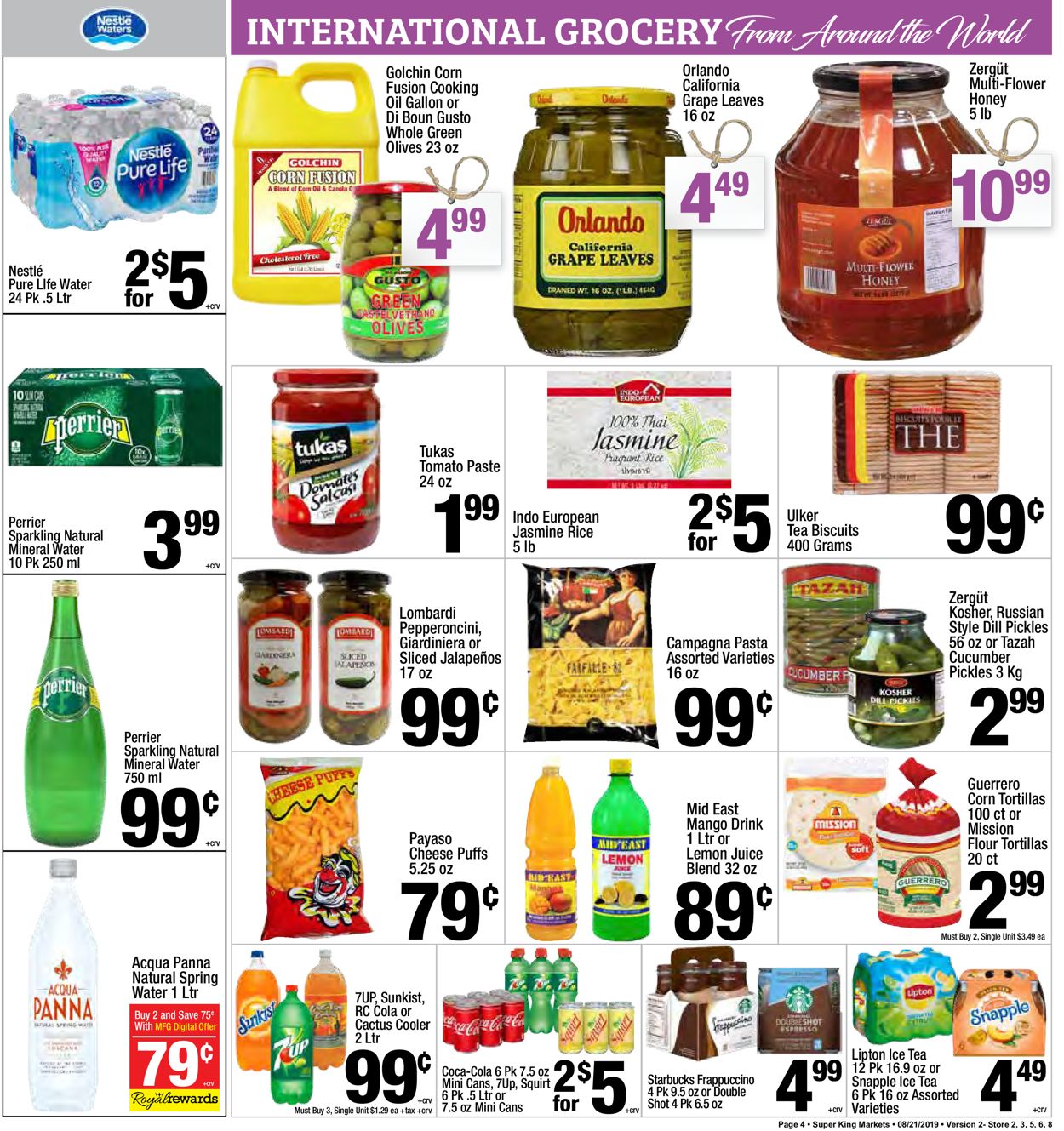 Catalogue Super King Market from 08/21/2019