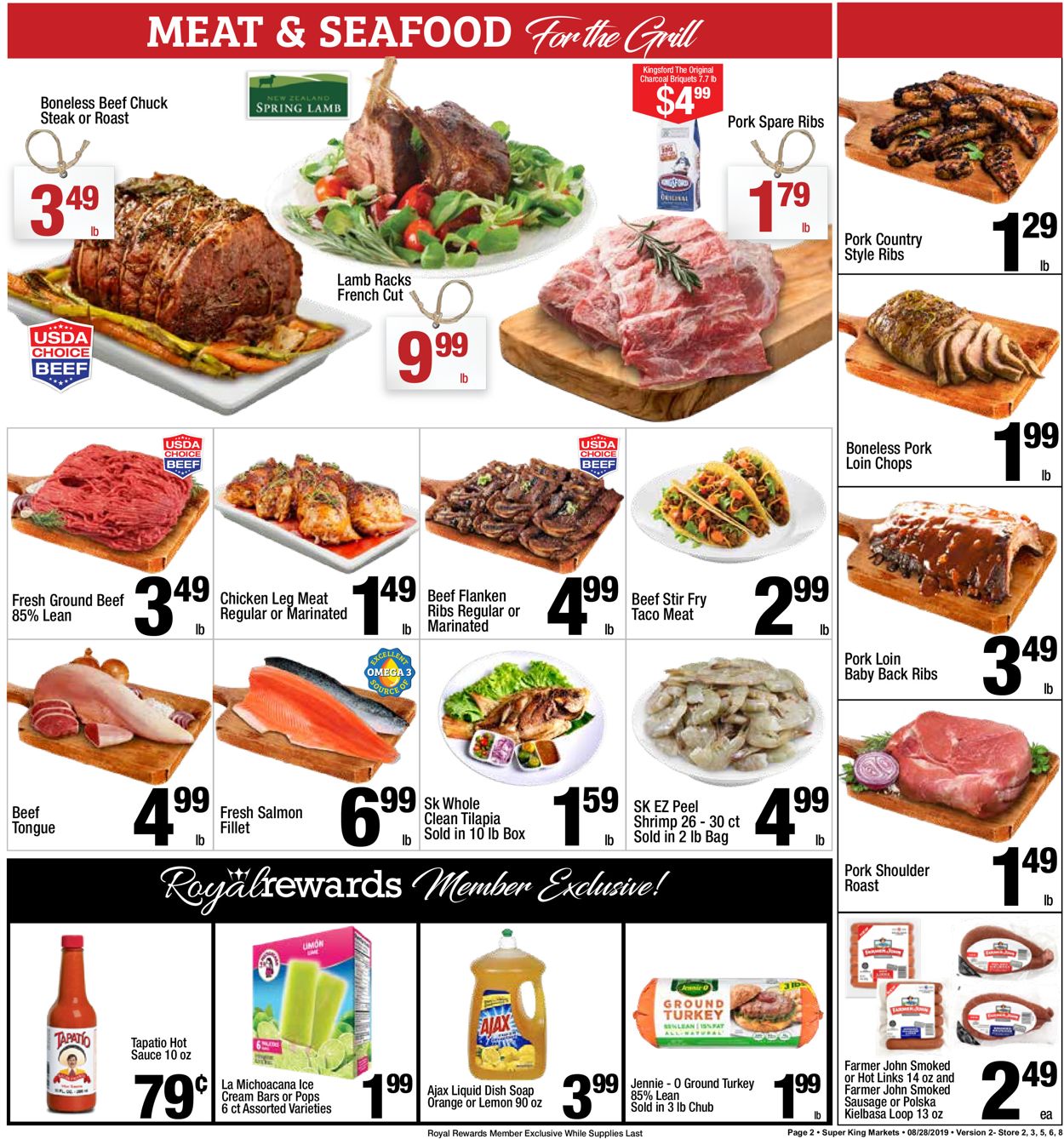 Catalogue Super King Market from 08/28/2019