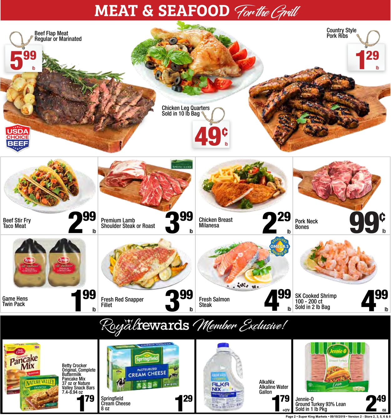 Catalogue Super King Market from 09/18/2019