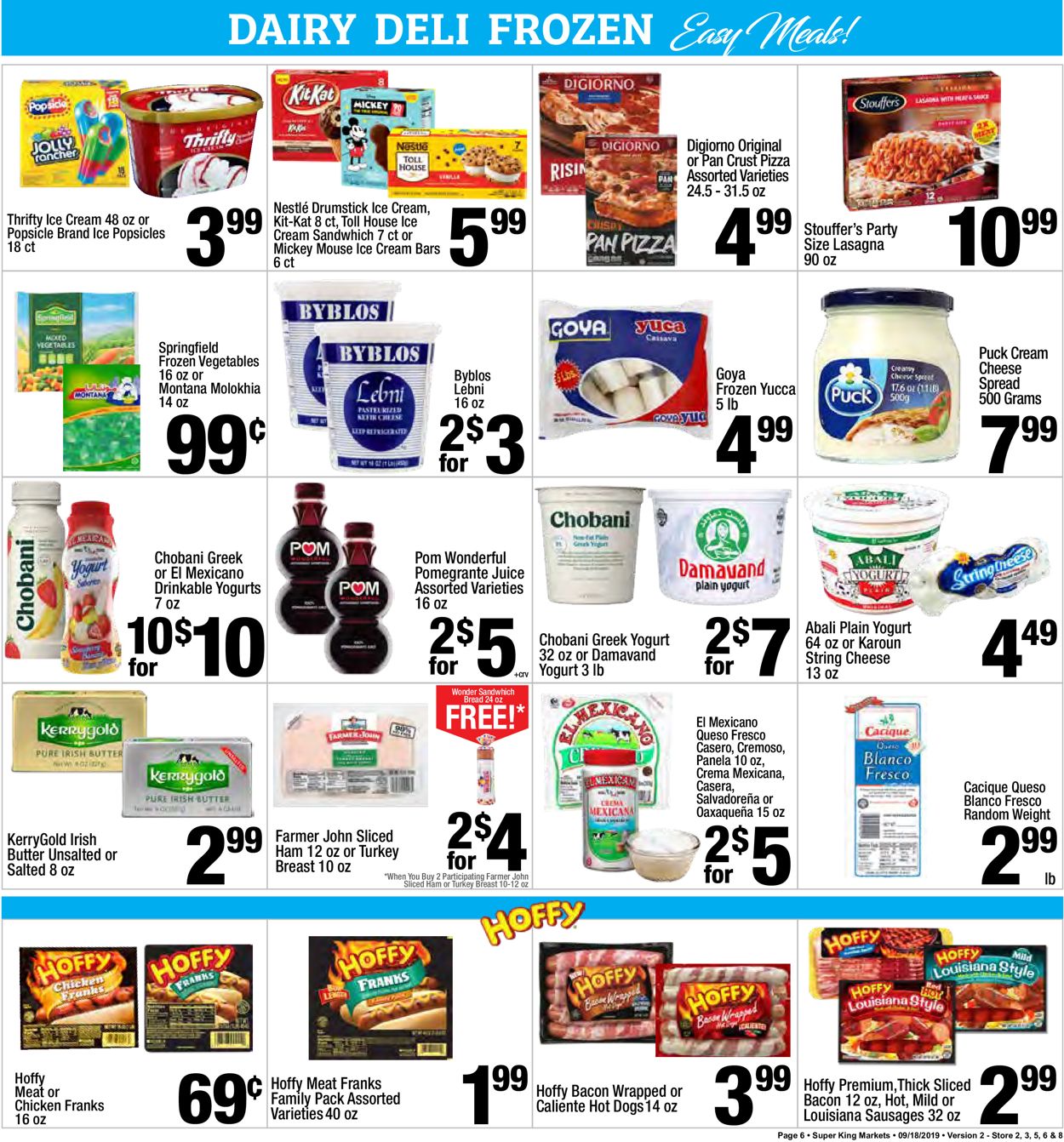 Catalogue Super King Market from 09/18/2019