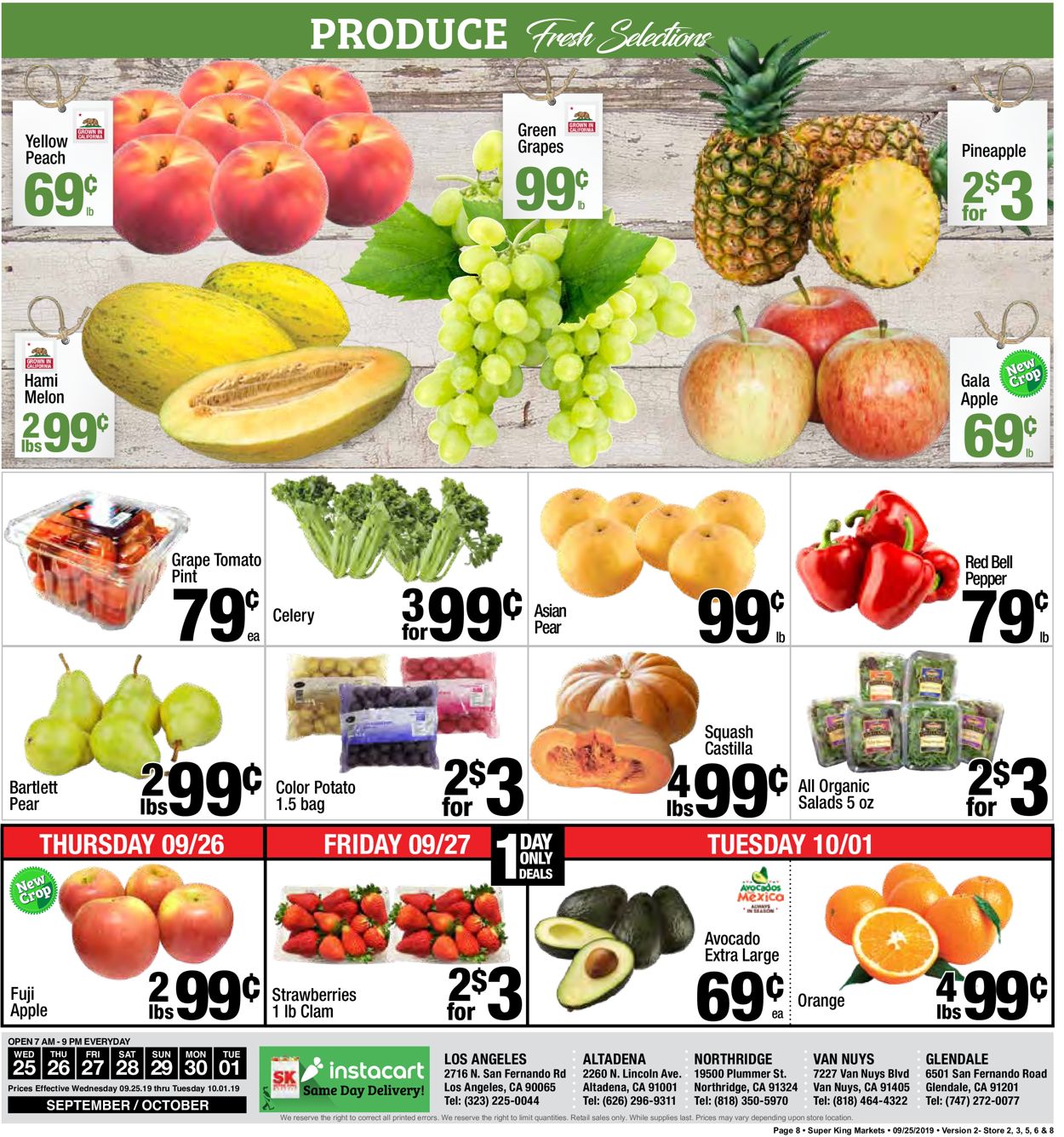 Catalogue Super King Market from 09/25/2019