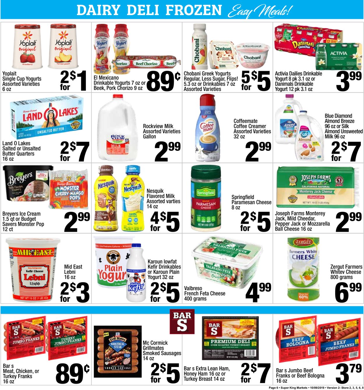 Catalogue Super King Market from 10/09/2019