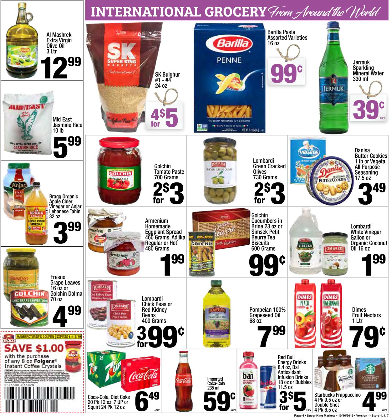 Catalogue Super King Market from 10/16/2019
