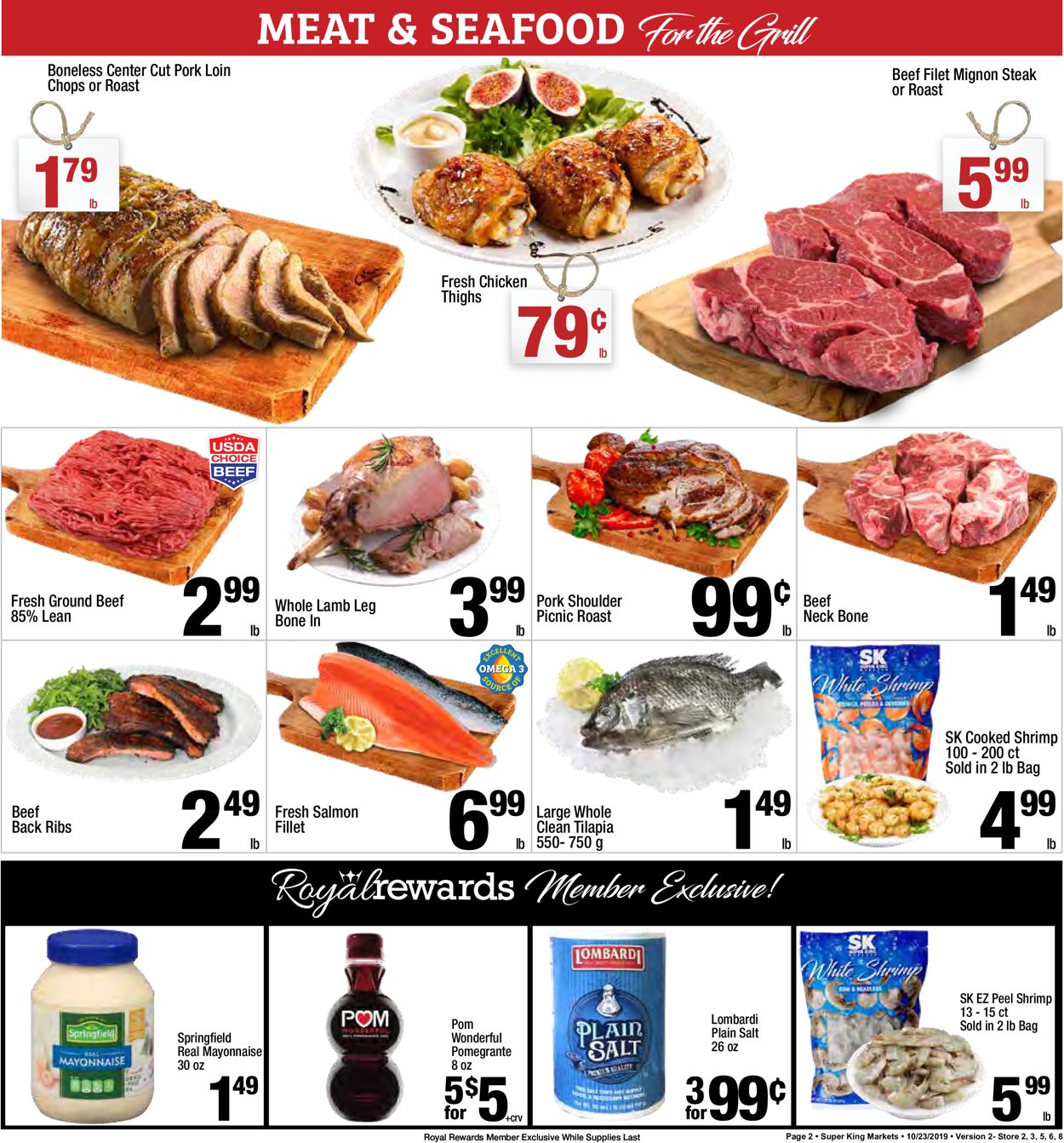 Catalogue Super King Market from 10/23/2019