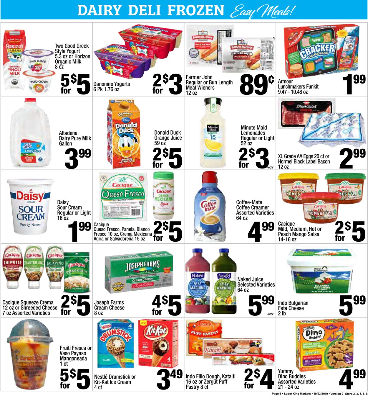 Catalogue Super King Market from 10/23/2019