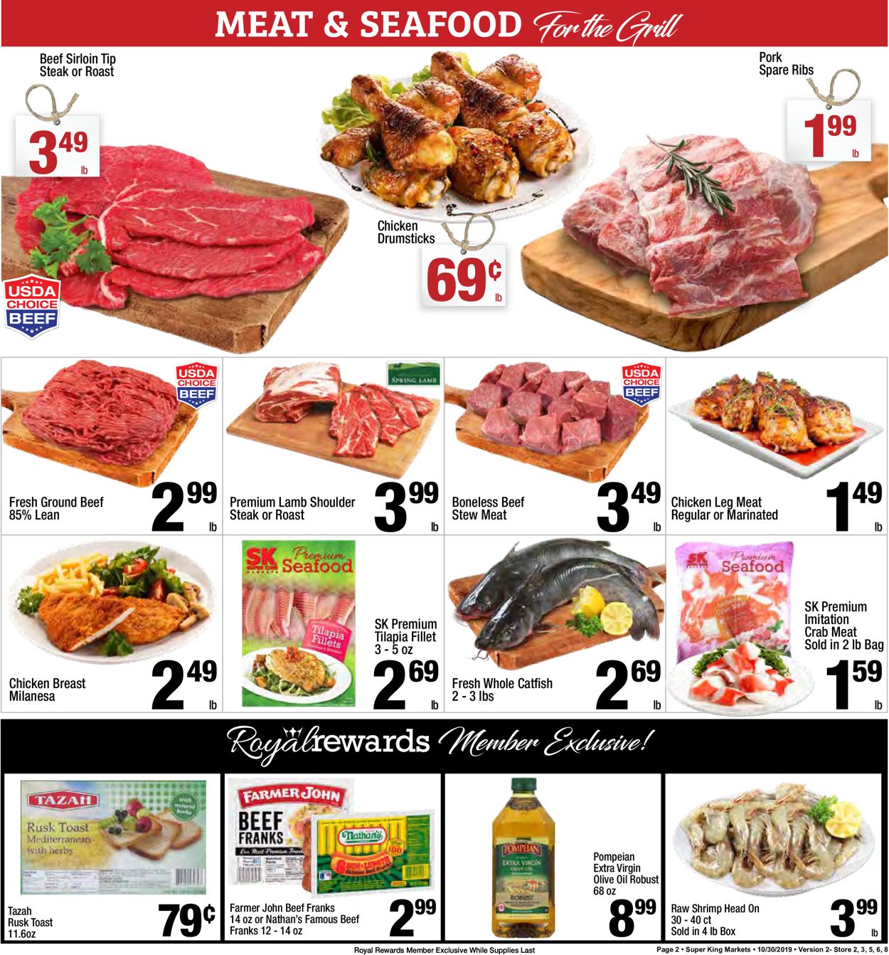 Catalogue Super King Market from 10/30/2019