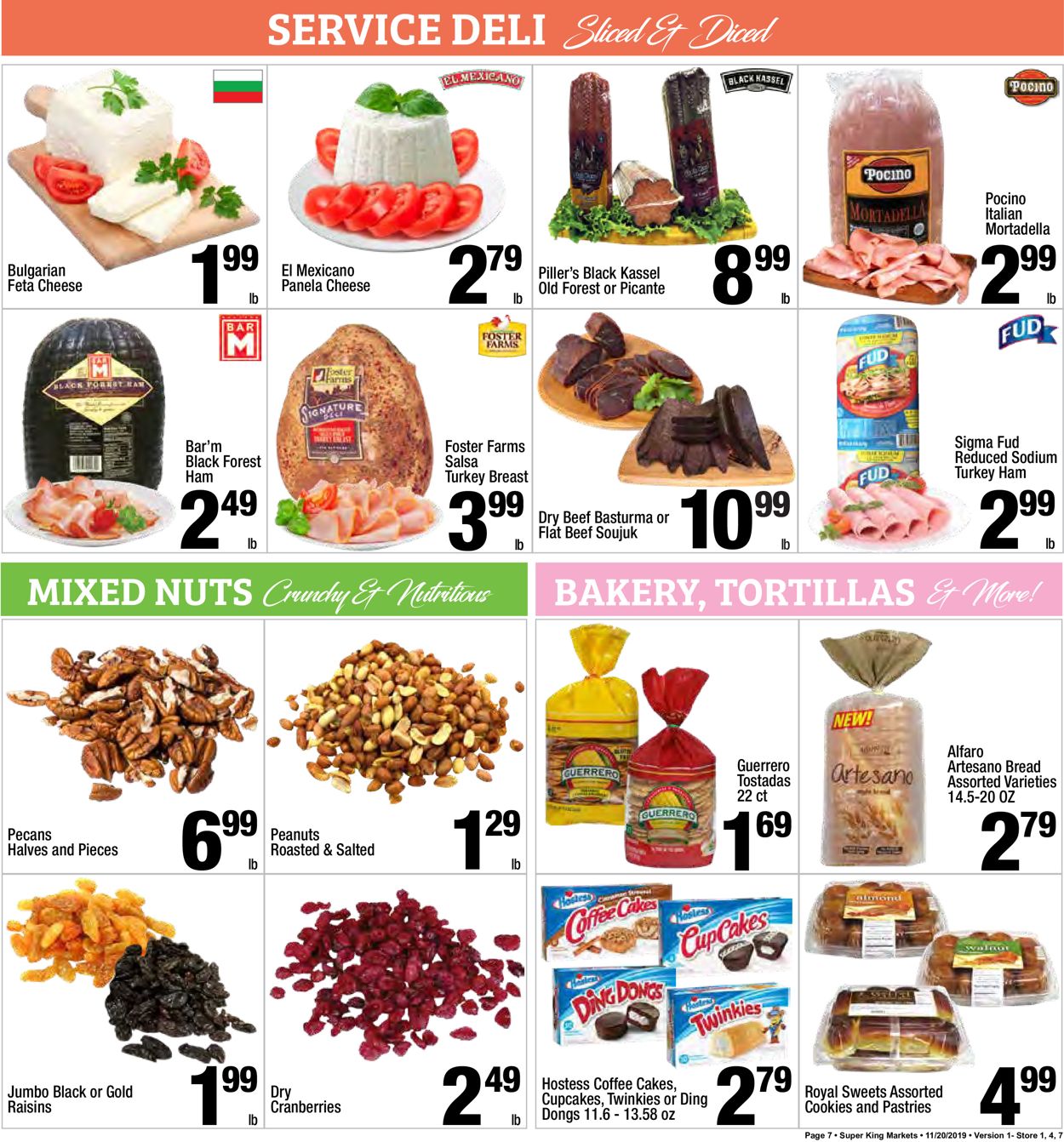 Catalogue Super King Market - Thanksgiving Ad 2019 from 11/20/2019